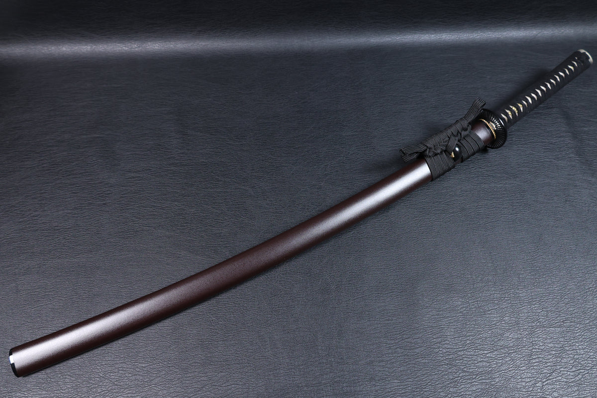 Katana Naoshige T10 Clay Tempered Blade with Choji Hamon | KSA Jiang
