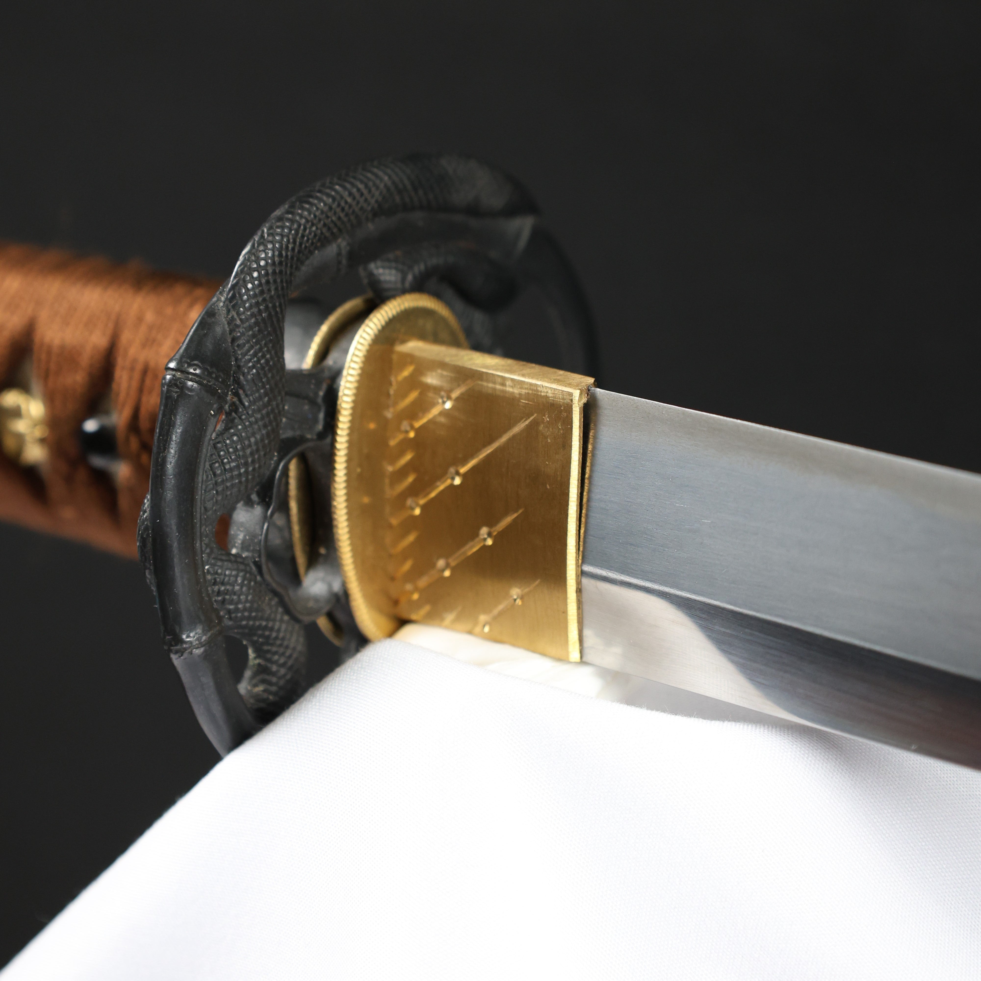 Katana Serpent Wave Folded Steel Blade Janami Koshirae 蛇濤 | TangGu Sword