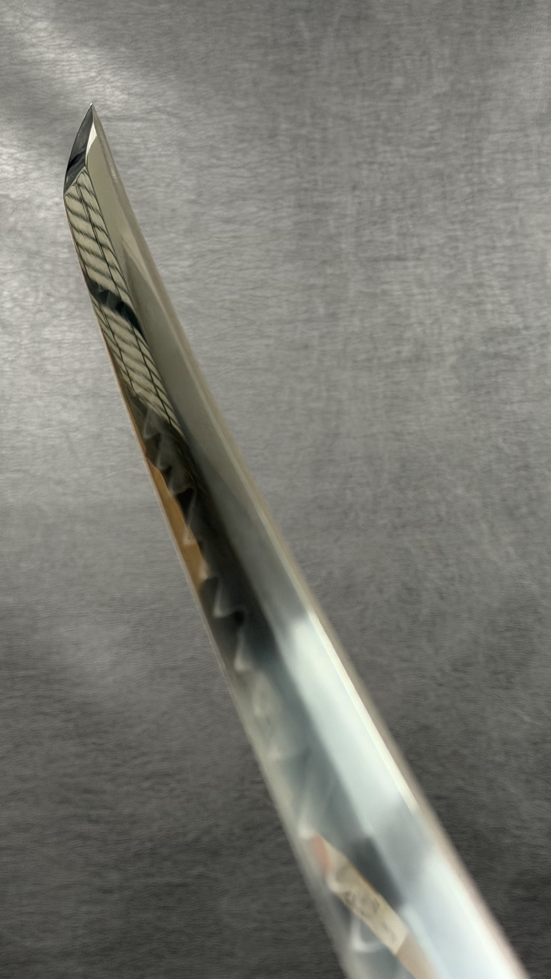 Katana Bokuden T10 Clay Tempered Blade with Notare Wave Hamon | KSA Huo