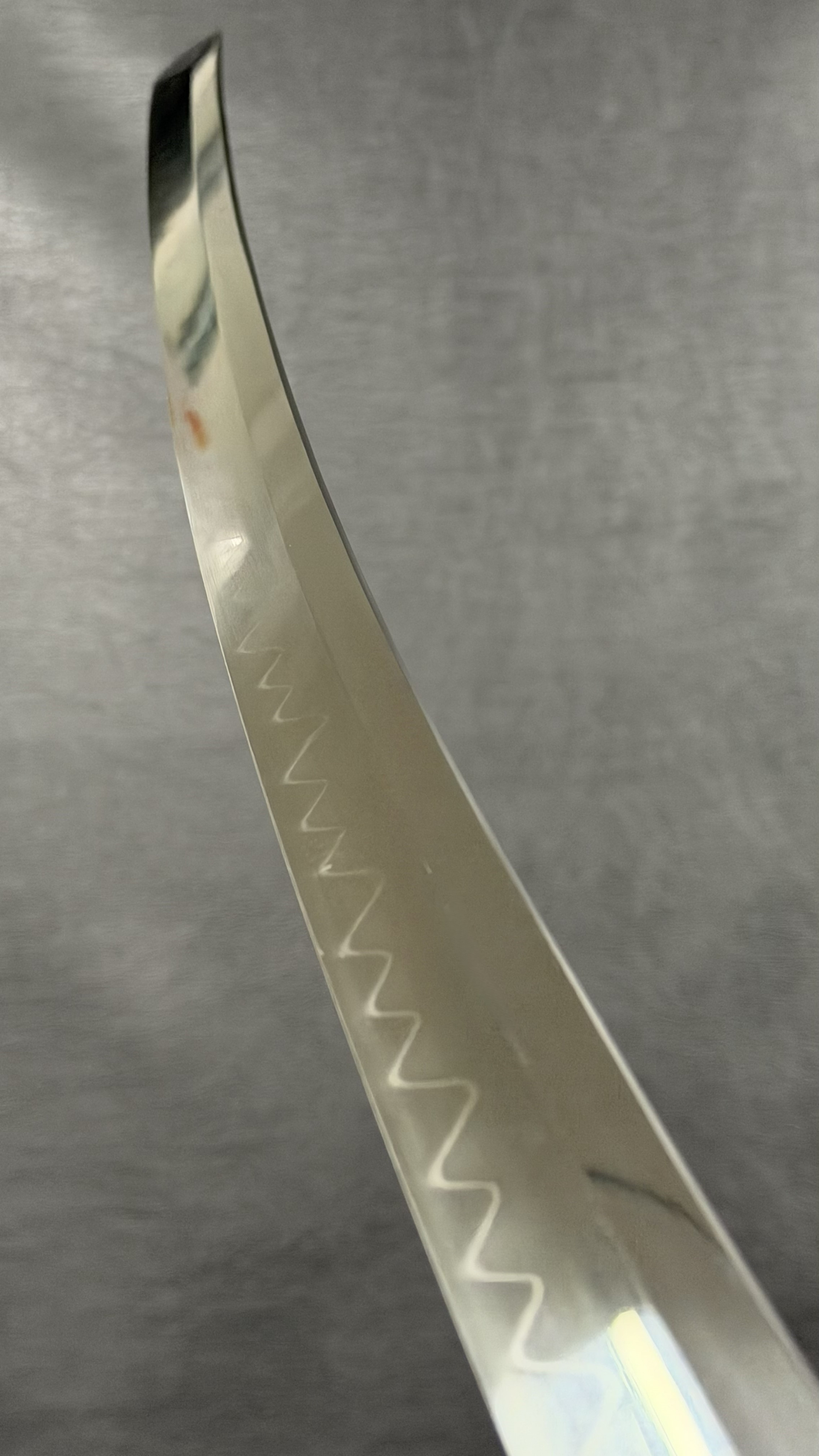 Katana Masashige T10 Clay Tempered Blade with Notare Wave Hamon | KSA Huo