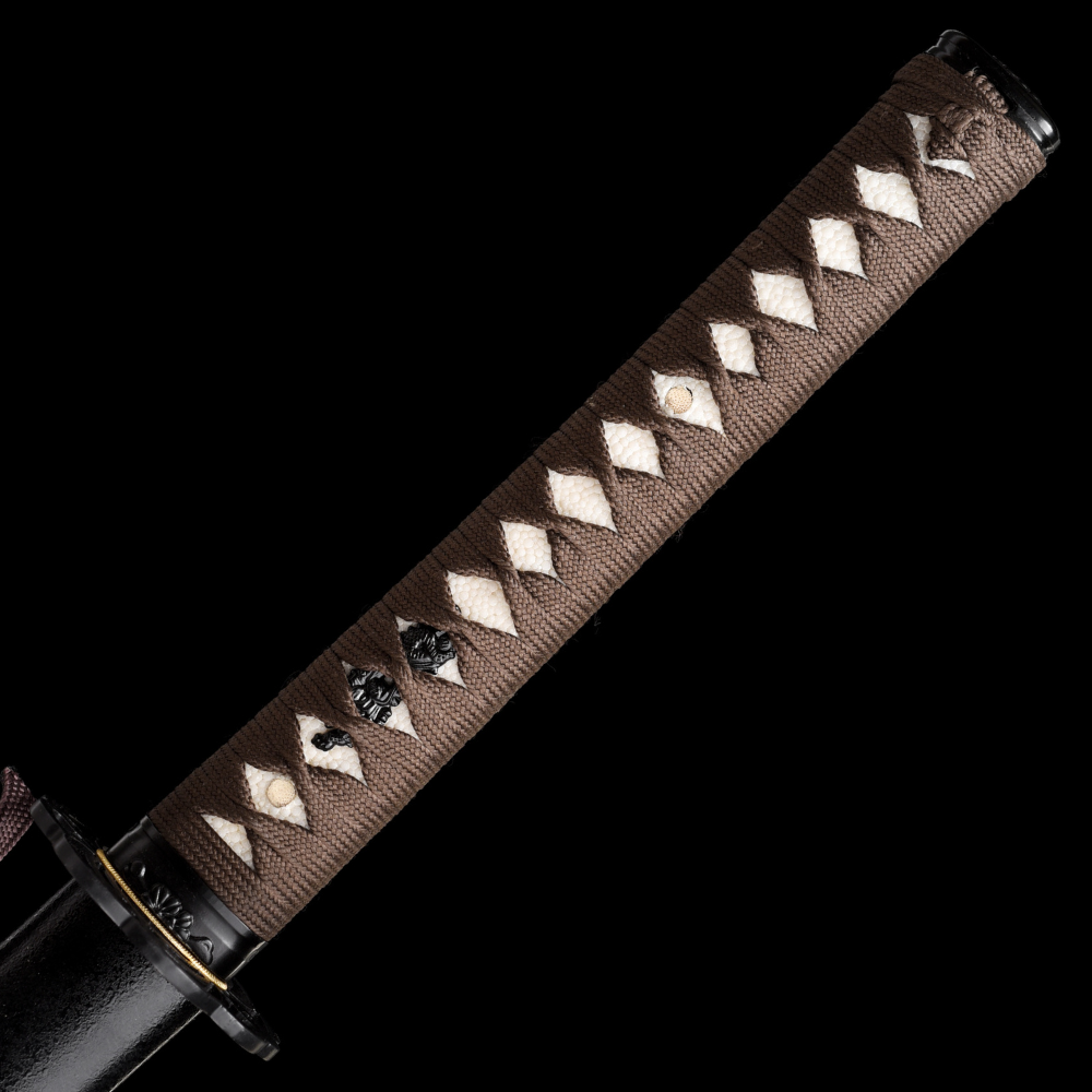 Samurai Sword Tsuka-Ito Dark Brown