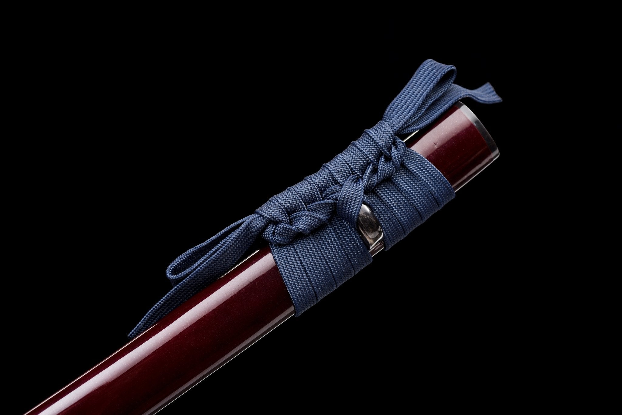Collectable Katana Azure Lion High Carbon Chōji Hamon Red Saya 蒼獅 | KatanaSwordArt Katana For Sale 2025