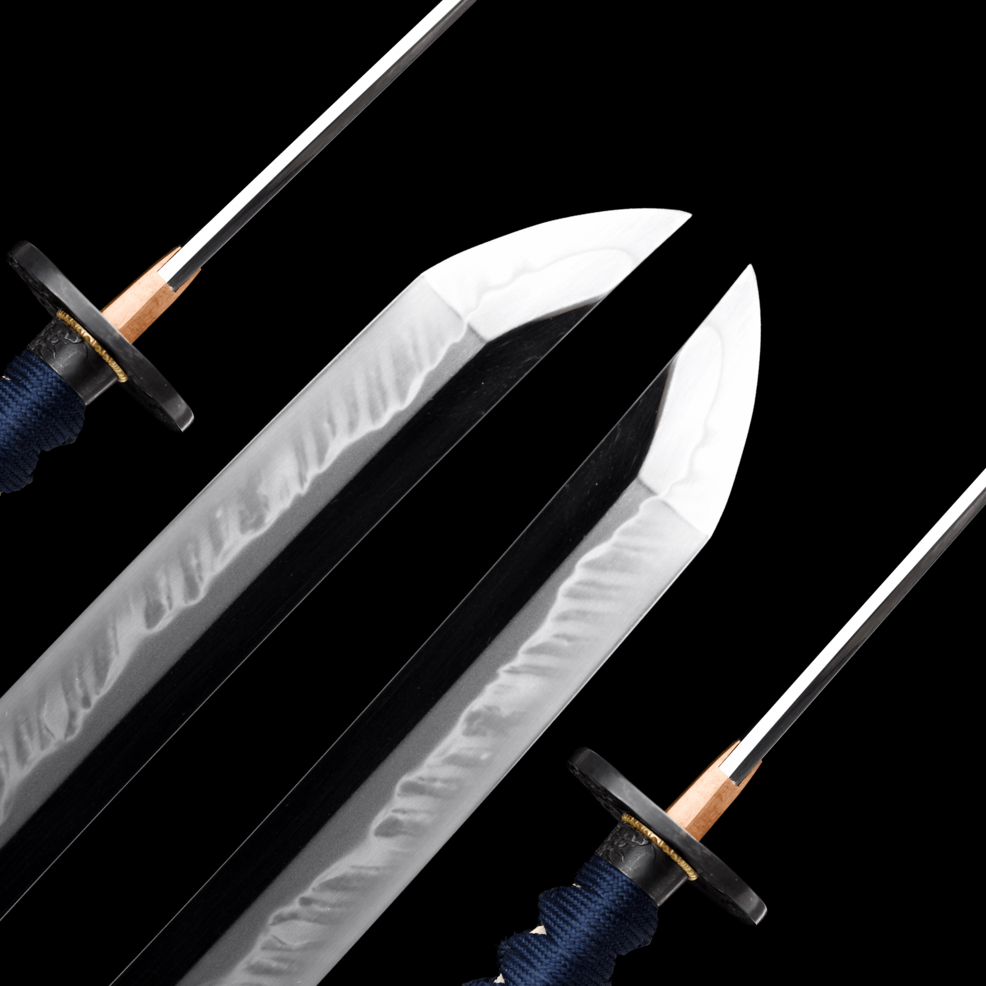 Collectable Katana Azure Lion High Carbon Chōji Hamon Red Saya 蒼獅 | KatanaSwordArt Katana For Sale 2025