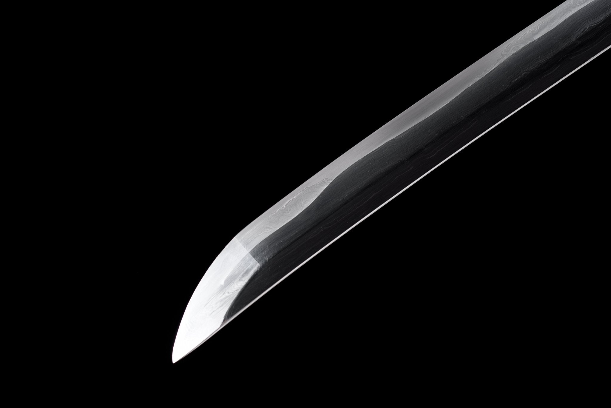 Collectable Katana Crane's Grace Sanmai Steel Clay Tempered Purple Saya 白鹤 | KatanaSwordArt Katana For Sale 2025