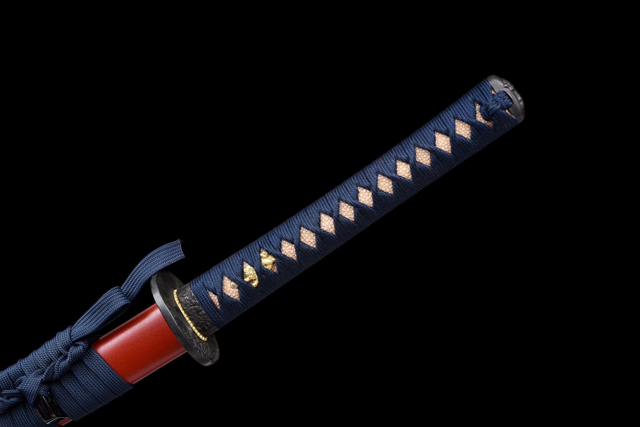 Collectable Katana Flame Lion Folded Steel Clay Tempered Red Saya 炎獅 | KatanaSwordArt Katana For Sale 2025