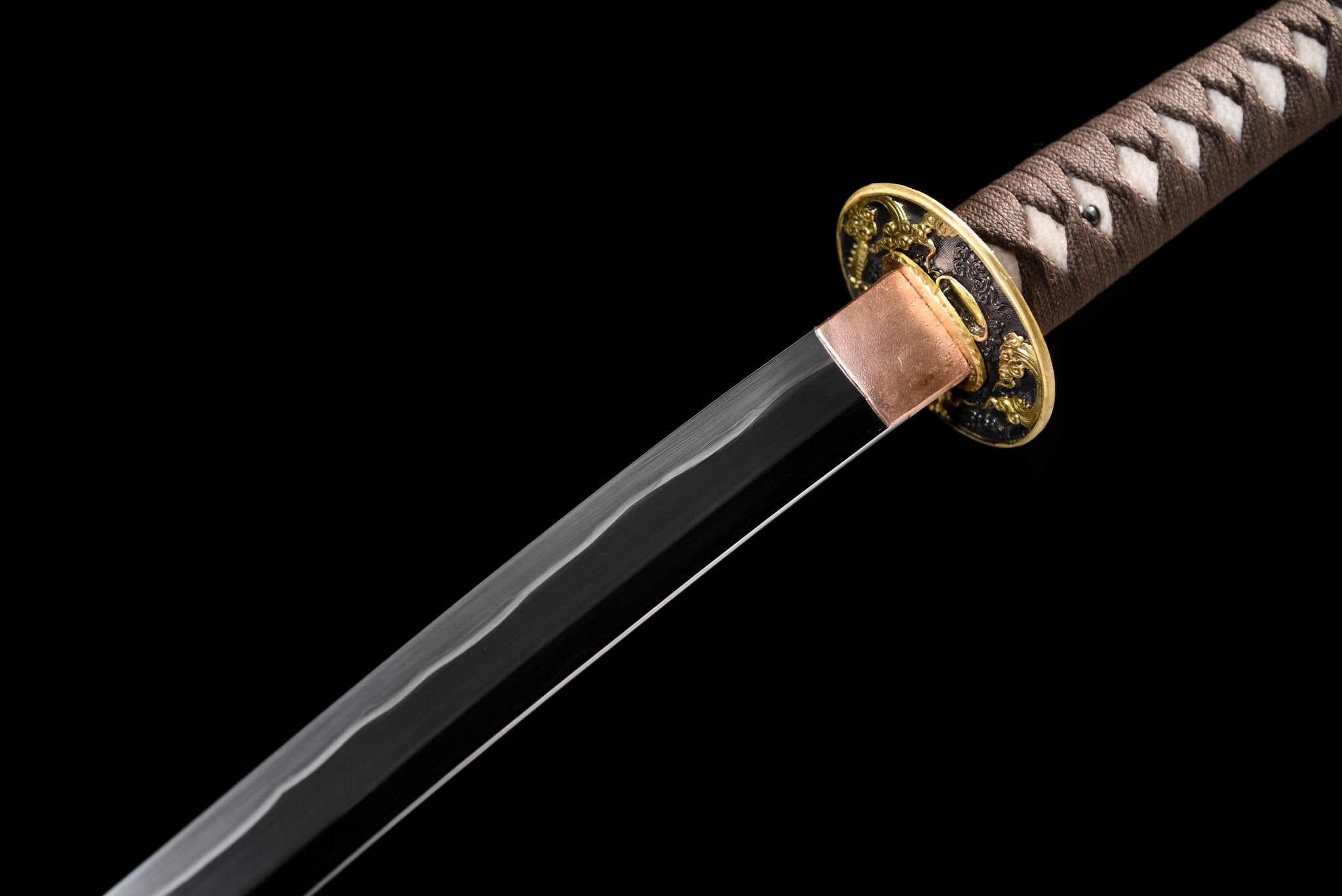 Collectable Katana Golden Dragon Sanmai Steel Clay Tempered Chinkin Saya 金龍 | KatanaSwordArt Katana For Sale 2025