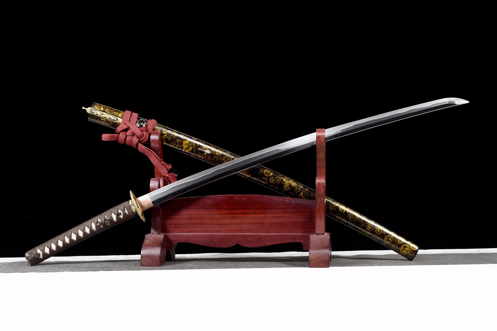Collectable Katana Golden Dragon Sanmai Steel Clay Tempered Chinkin Saya 金龍 | KatanaSwordArt Katana For Sale 2025