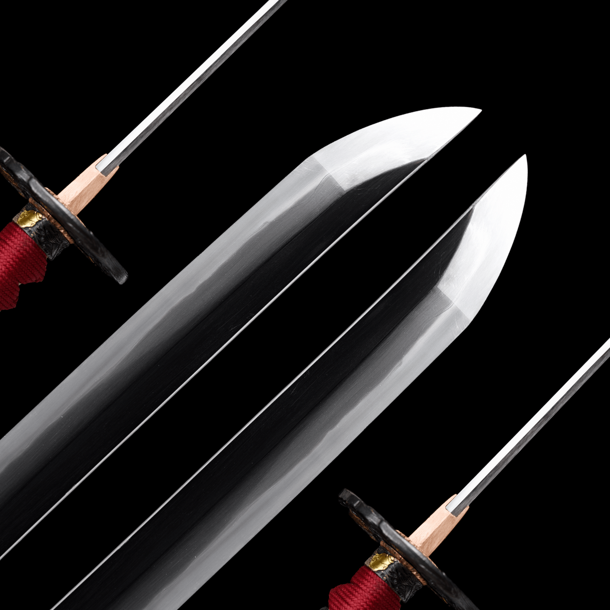 Collectable Katana Golden Koi Sanmai Steel Clay Tempered Gold Saya 錦鯉 | KatanaSwordArt Katana For Sale 2025