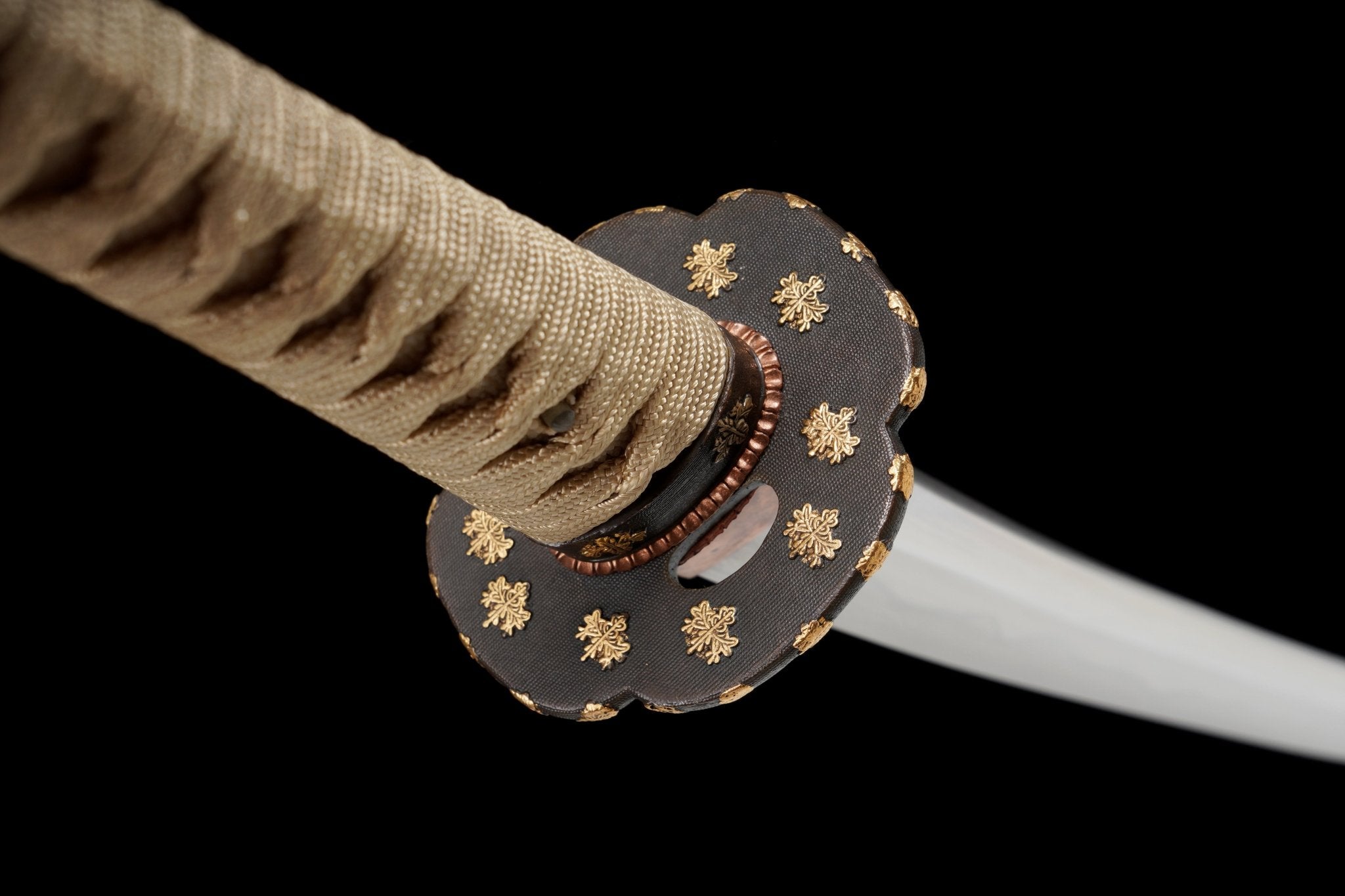 Collectable Katana Golden Maple Sanmai Steel Clay Tempered Black Lacquer Saya 金枫 | KatanaSwordArt Katana For Sale 2025