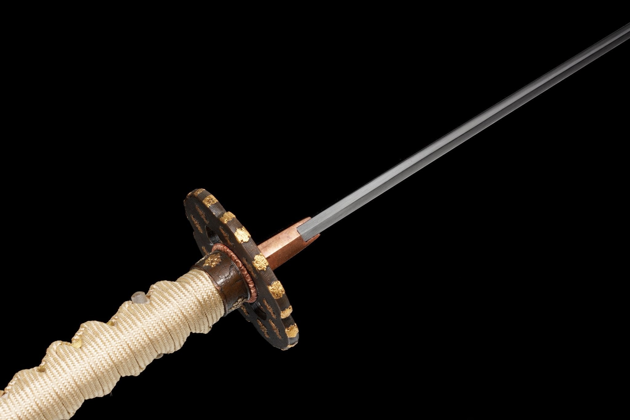 Collectable Katana Golden Maple Sanmai Steel Clay Tempered Black Lacquer Saya 金枫 | KatanaSwordArt Katana For Sale 2025