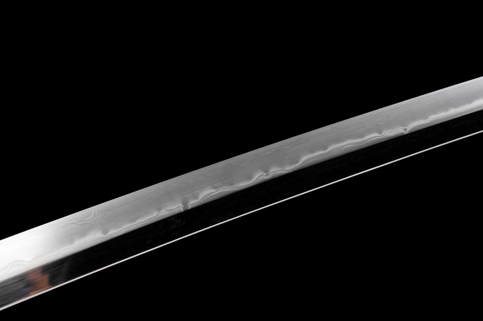 Collectable Katana Indigo Wave Sanmai Steel Clay Tempered Chōji Hamon 蒼浪 | KatanaSwordArt Katana For Sale 2025