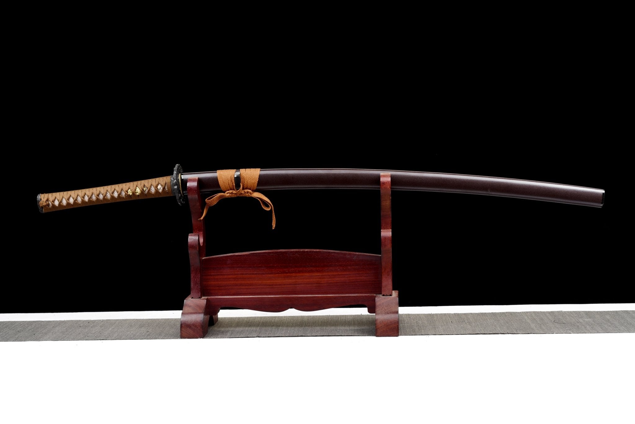 Collectable Katana Koi Dance High Carbon Chōji Hamon Brown Saya 鯉舞 | KatanaSwordArt Katana For Sale 2025