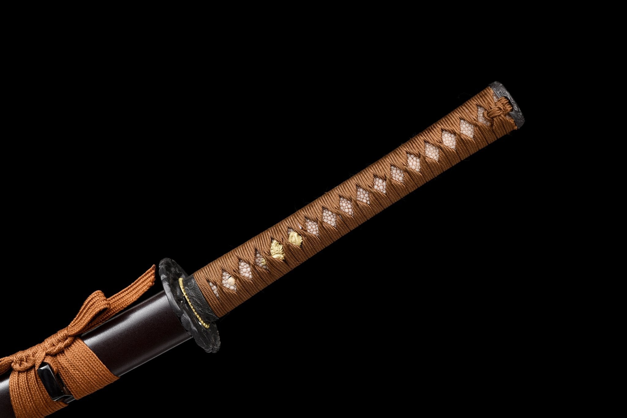 Collectable Katana Koi Dance High Carbon Chōji Hamon Brown Saya 鯉舞 | KatanaSwordArt Katana For Sale 2025