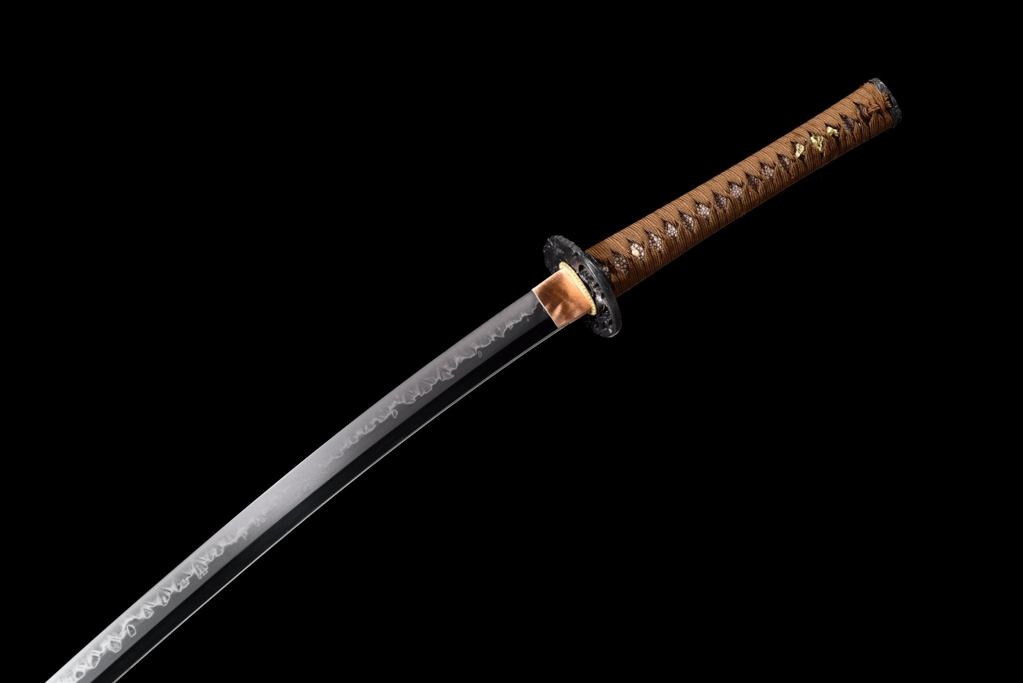 Collectable Katana Koi Dance High Carbon Chōji Hamon Brown Saya 鯉舞 | KatanaSwordArt Katana For Sale 2025