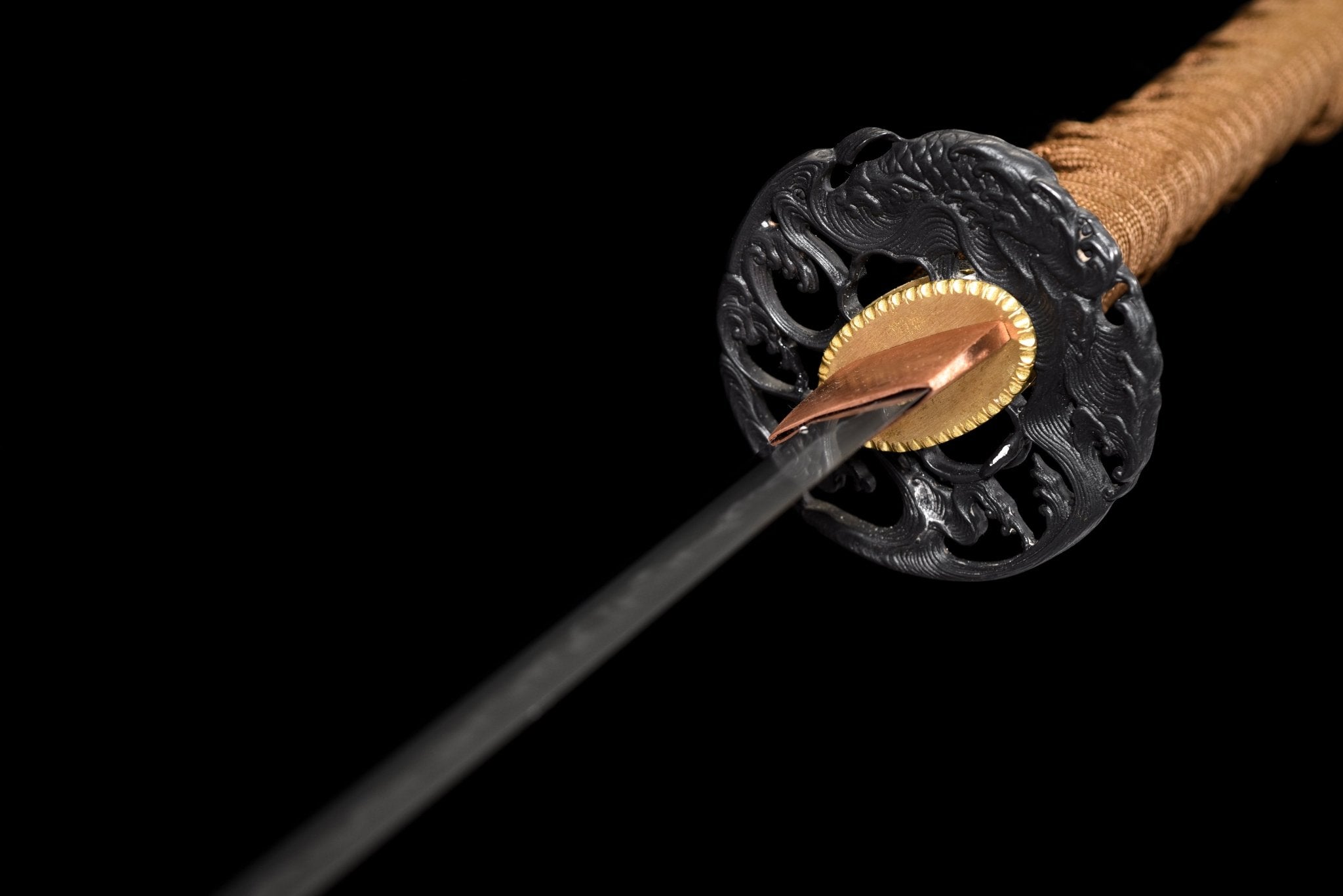 Collectable Katana Koi Dance High Carbon Chōji Hamon Brown Saya 鯉舞 | KatanaSwordArt Katana For Sale 2025