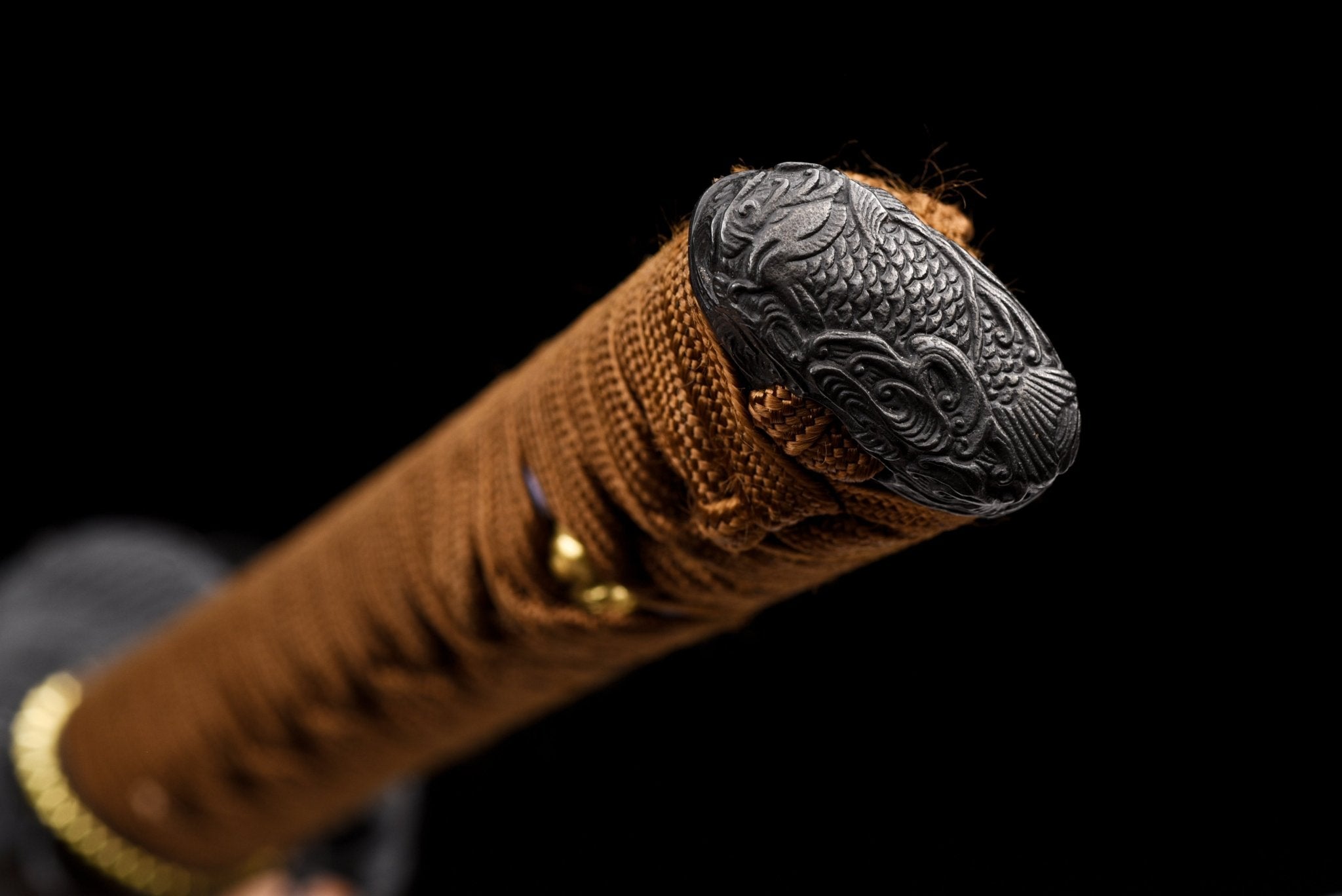 Collectable Katana Koi Dance High Carbon Chōji Hamon Brown Saya 鯉舞 | KatanaSwordArt Katana For Sale 2025