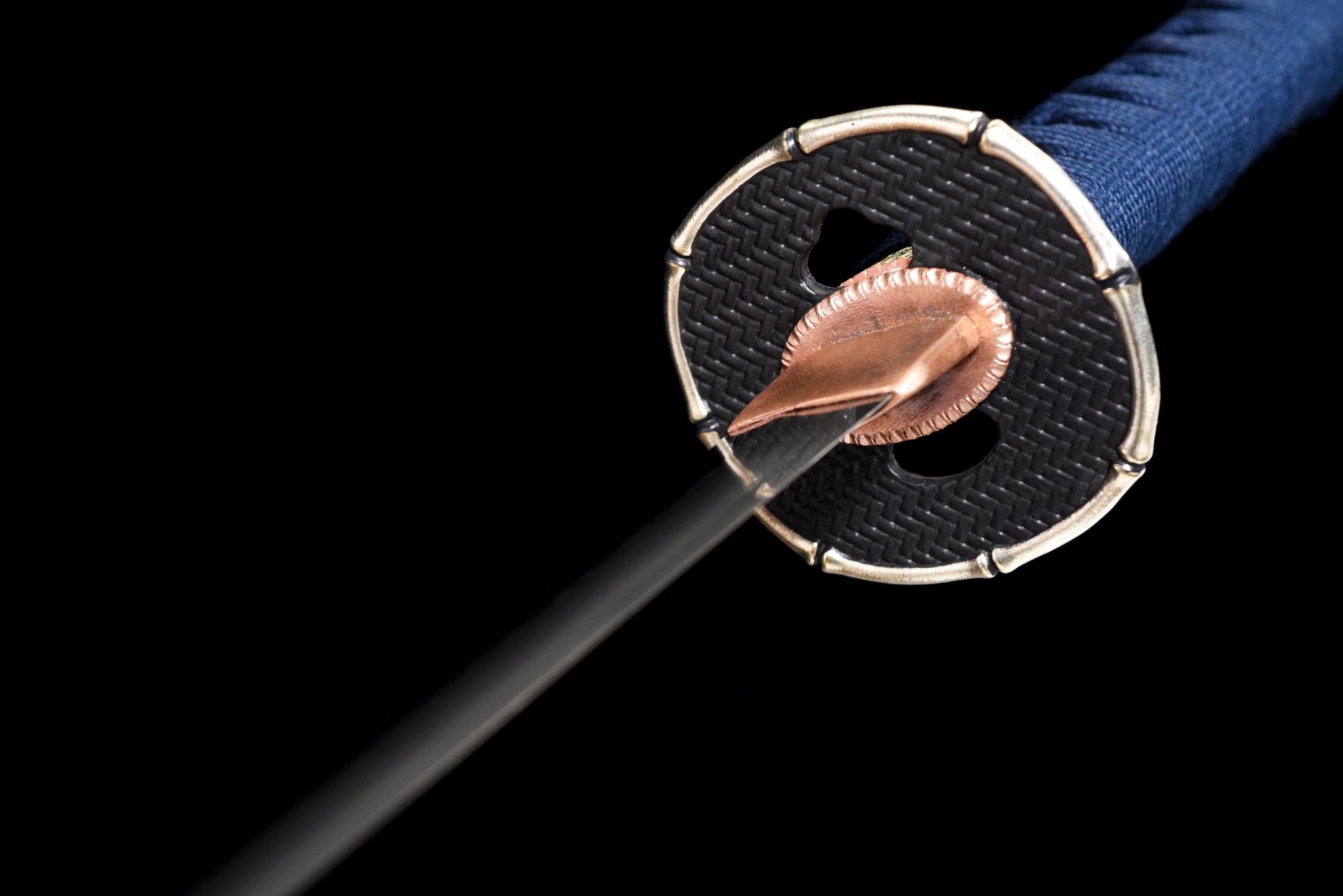 Collectable Katana Midnight Bamboo Sanmai Steel Clay Tempered Purple Saya 竹影 | KatanaSwordArt Katana For Sale 2025