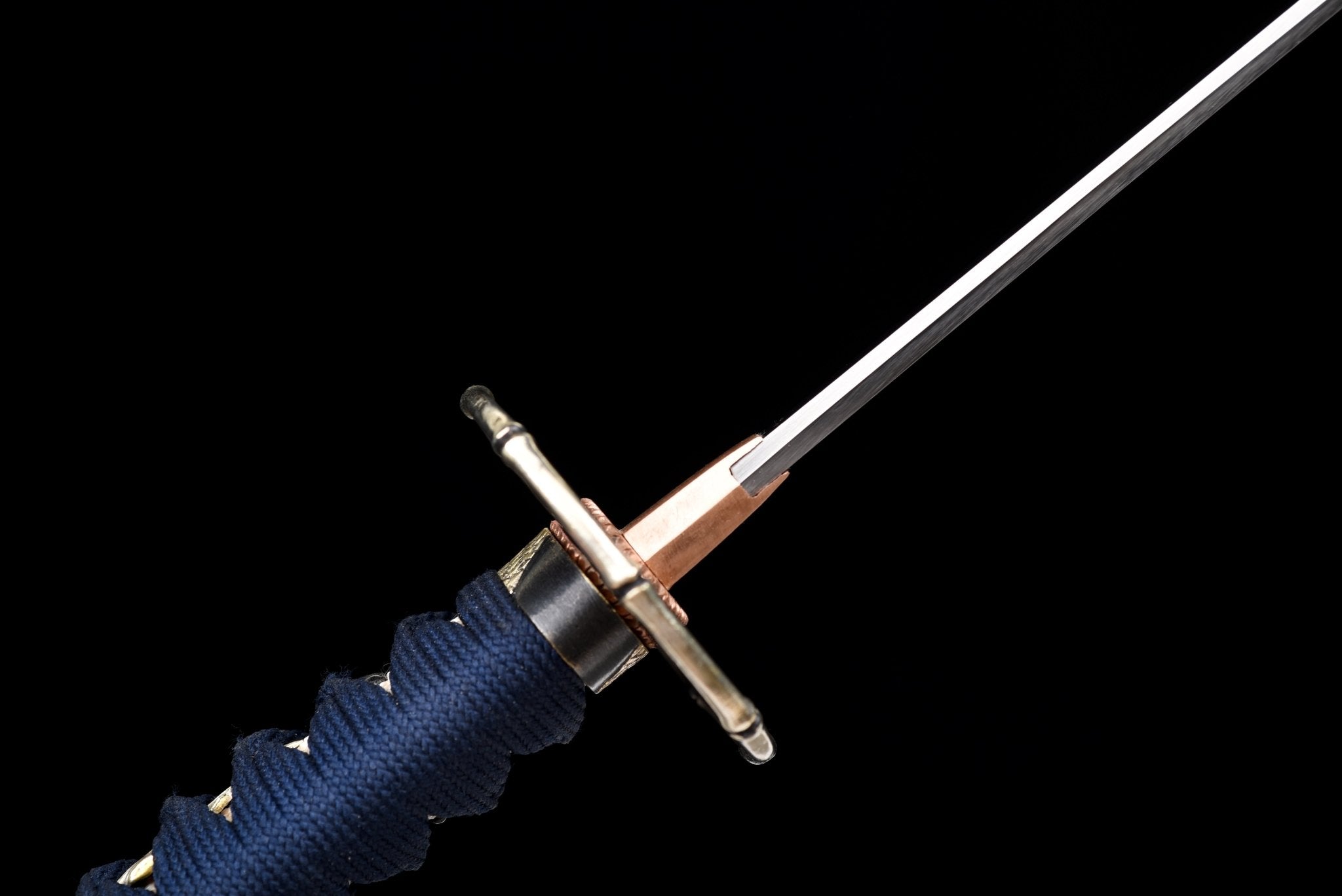 Collectable Katana Midnight Bamboo Sanmai Steel Clay Tempered Purple Saya 竹影 | KatanaSwordArt Katana For Sale 2025