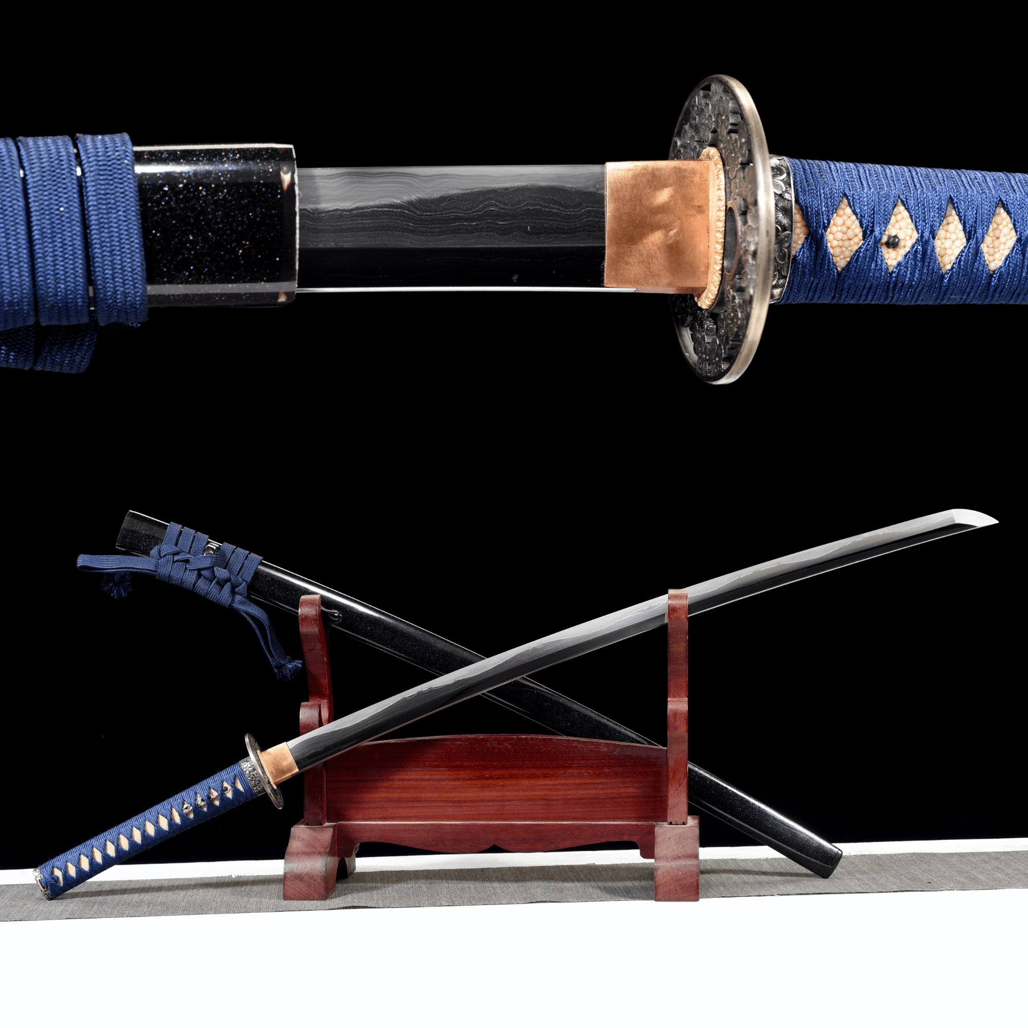 Collectable Katana Sakura Bloom Sanmai Steel Clay Tempered Pearl Inlaid Saya 櫻刃 | KatanaSwordArt Katana For Sale 2025