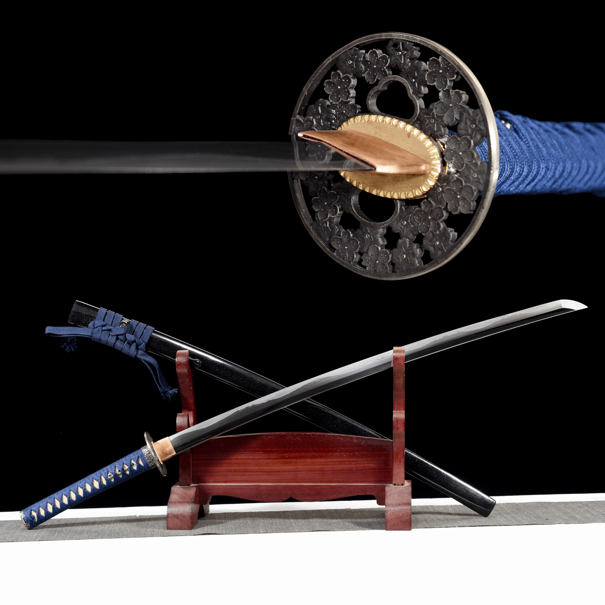 Collectable Katana Sakura Bloom Sanmai Steel Clay Tempered Pearl Inlaid Saya 櫻刃 | KatanaSwordArt Katana For Sale 2025