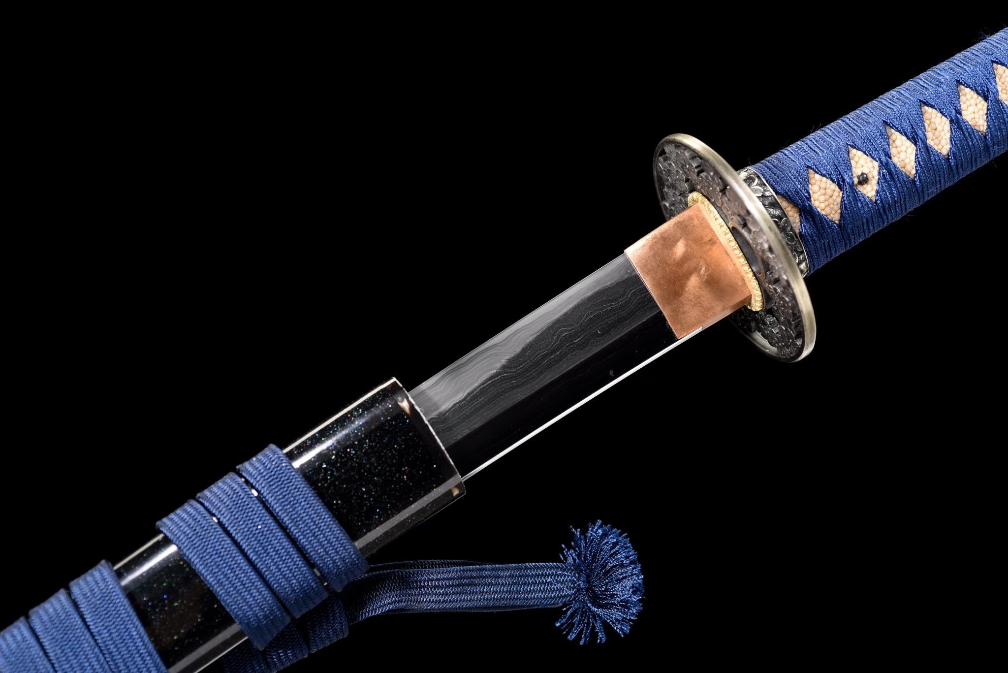 Collectable Katana Sakura Bloom Sanmai Steel Clay Tempered Pearl Inlaid Saya 櫻刃 | KatanaSwordArt Katana For Sale 2025