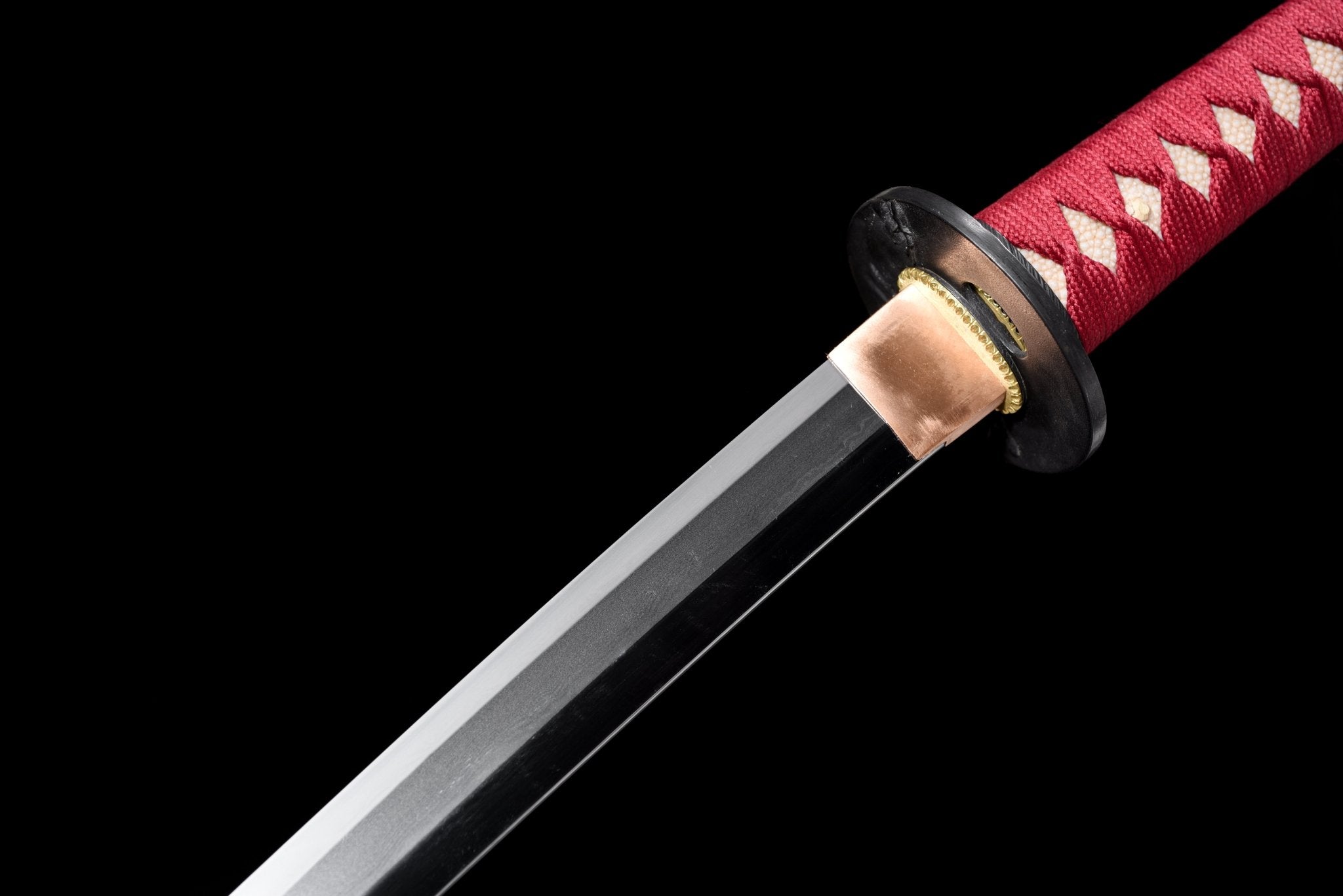 Collectable Katana Scarlet Roar Folded Steel Clay Tempered Brown Saya 绛云啸 | KatanaSwordArt Katana For Sale 2025