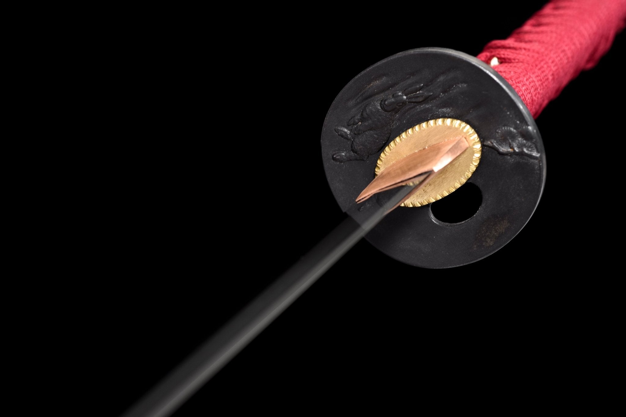 Collectable Katana Scarlet Roar Folded Steel Clay Tempered Brown Saya 绛云啸 | KatanaSwordArt Katana For Sale 2025