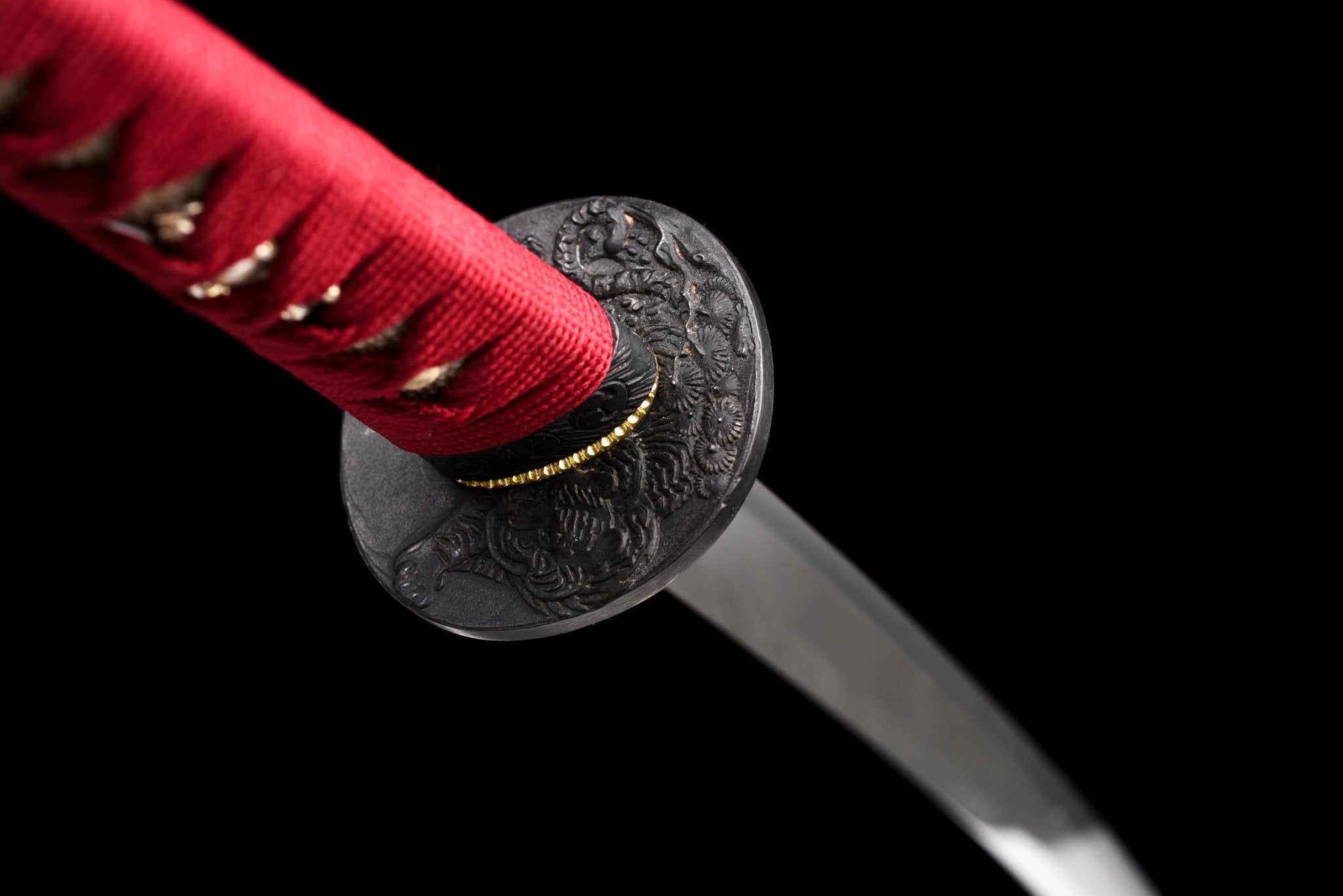 Collectable Katana Scarlet Roar Folded Steel Clay Tempered Brown Saya 绛云啸 | KatanaSwordArt Katana For Sale 2025