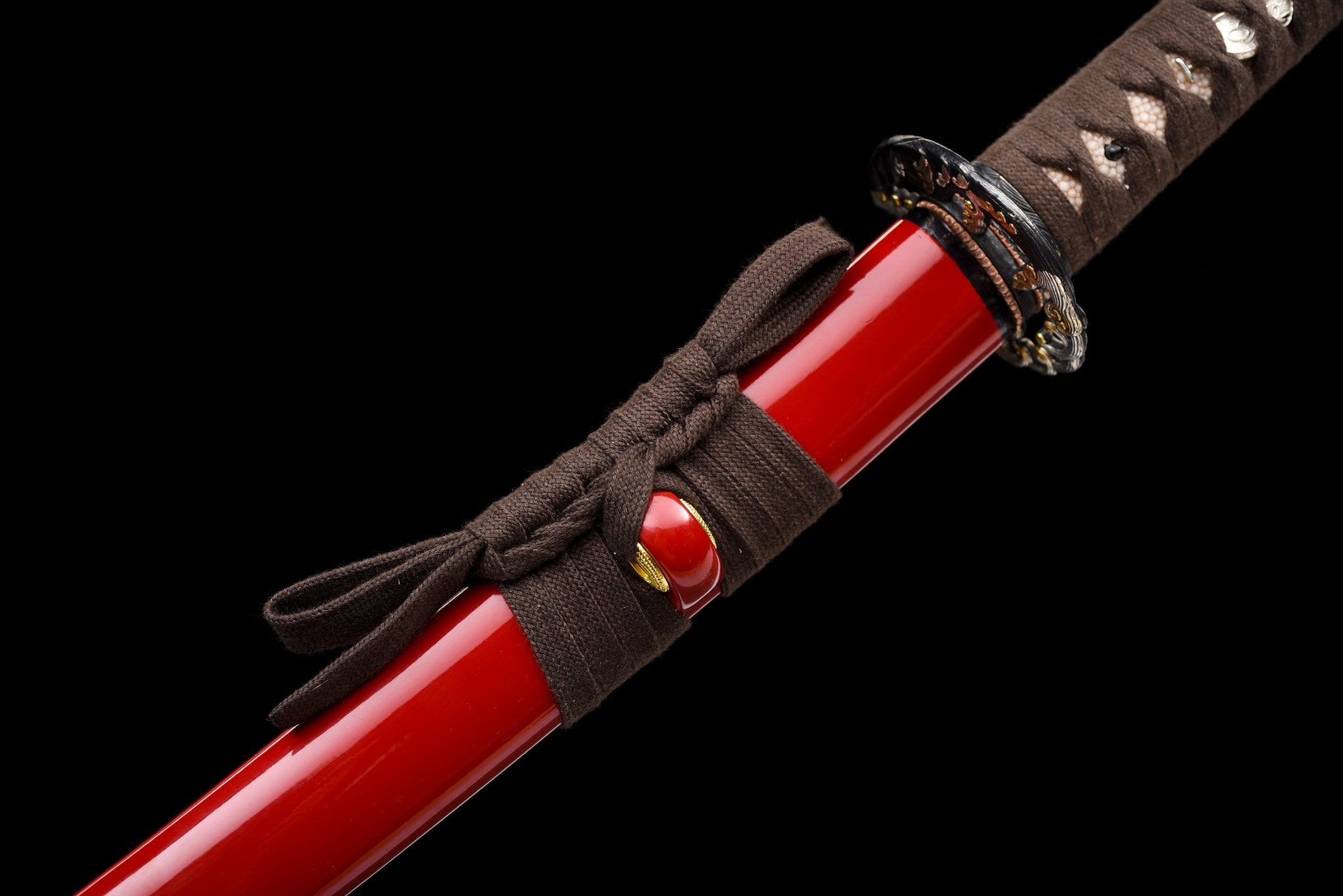 Collectable Katana Scarlet Wave Sanmai Steel Clay Tempered Red Saya 緋浪 | KatanaSwordArt Katana For Sale 2026