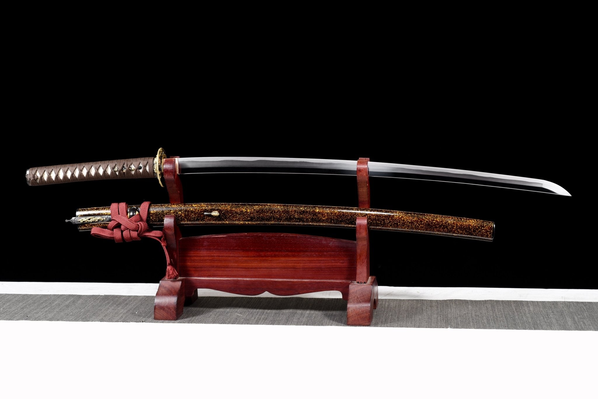 Collectable Katana Shadow Dragon Sanmai Steel Clay Tempered Kin Mushikui Saya 影龍 | KatanaSwordArt Katana For Sale 2025