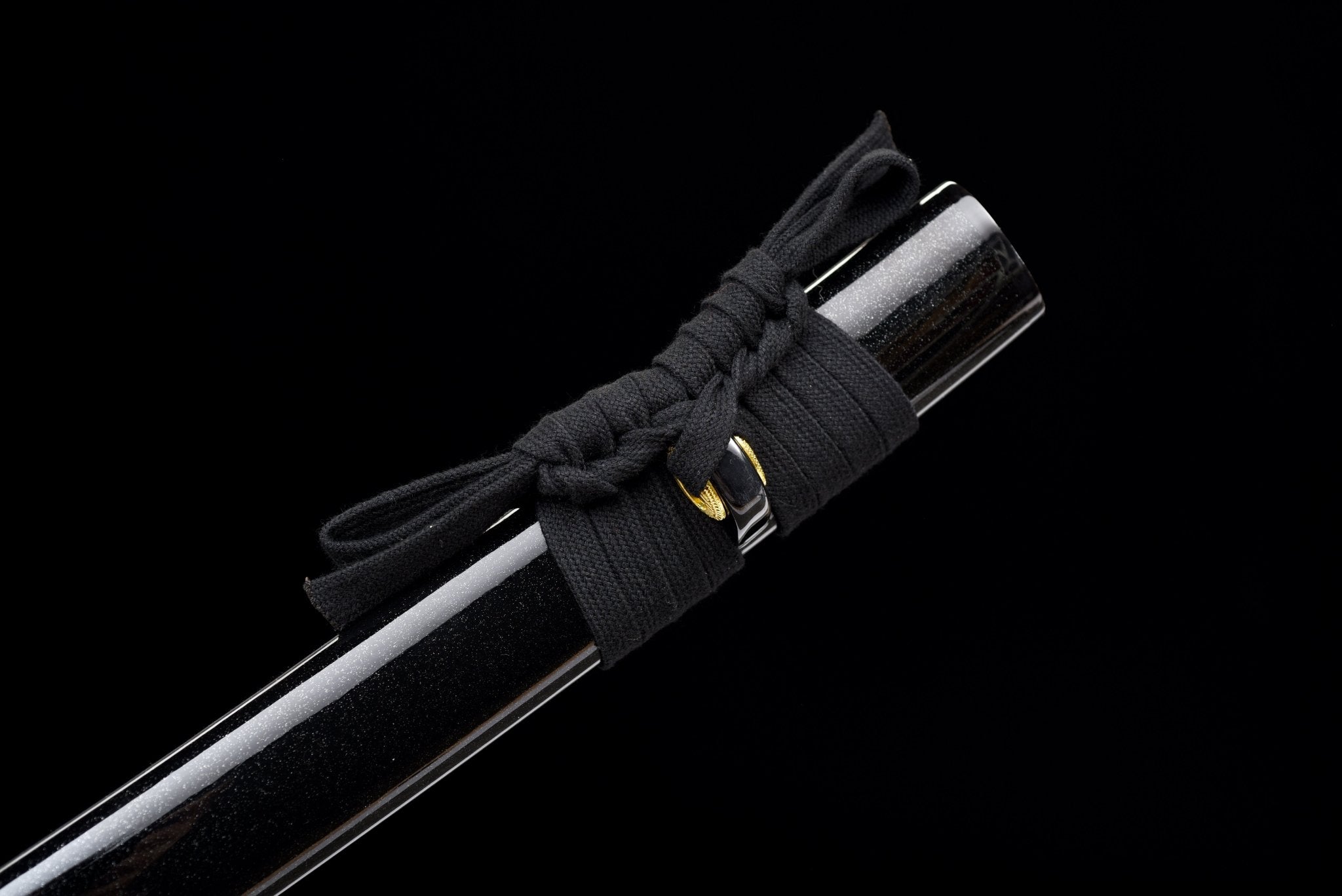 Collectable Katana Shadow Tiger Sanmai Steel Clay Tempered Black Saya 虎影 | KatanaSwordArt Katana For Sale 2025