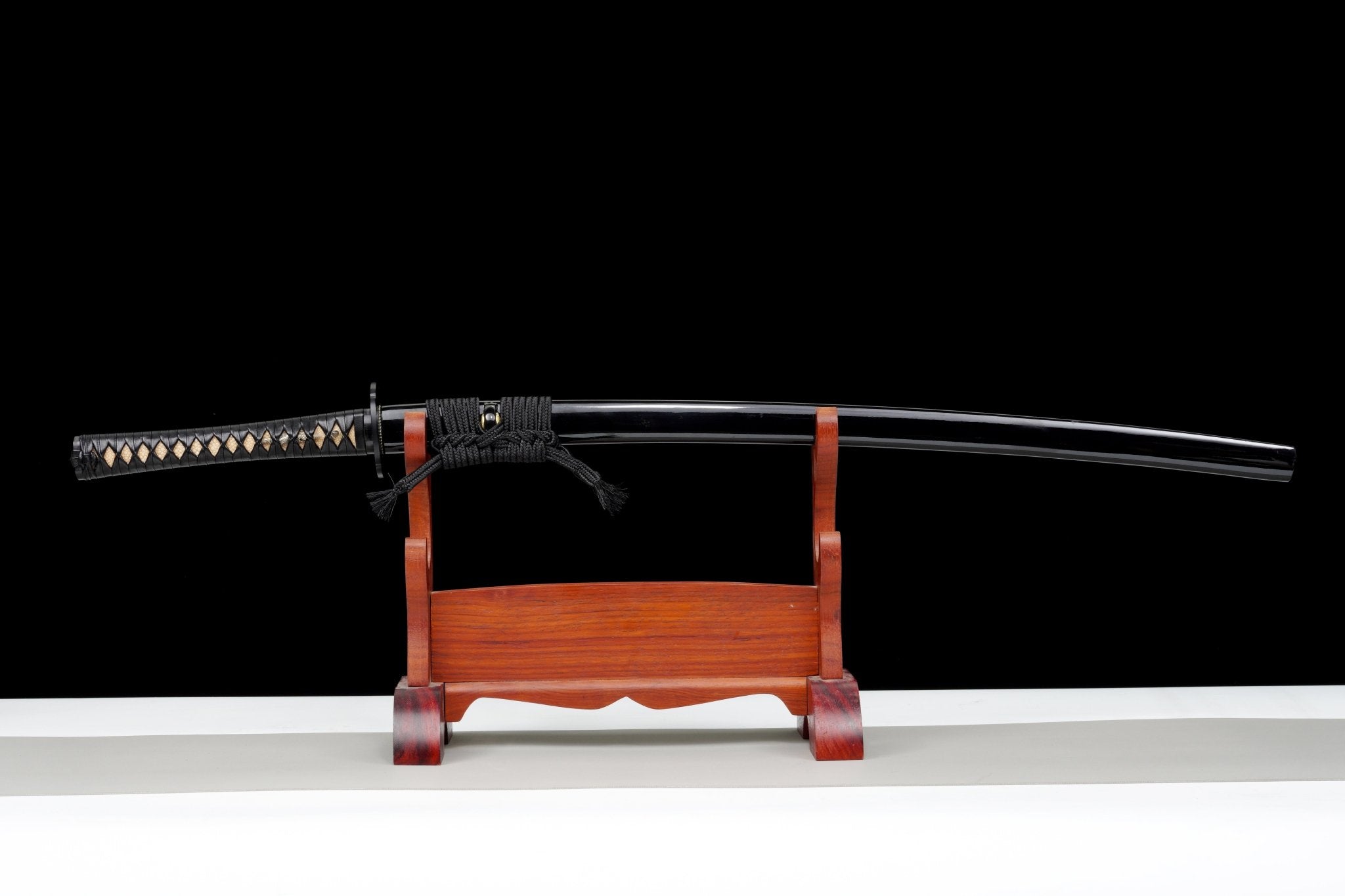 Collectable Katana Tenshō High Carbon Steel Hitatsura Hamon Black Saya 天正 | KatanaSwordArt Katana For Sale 2025