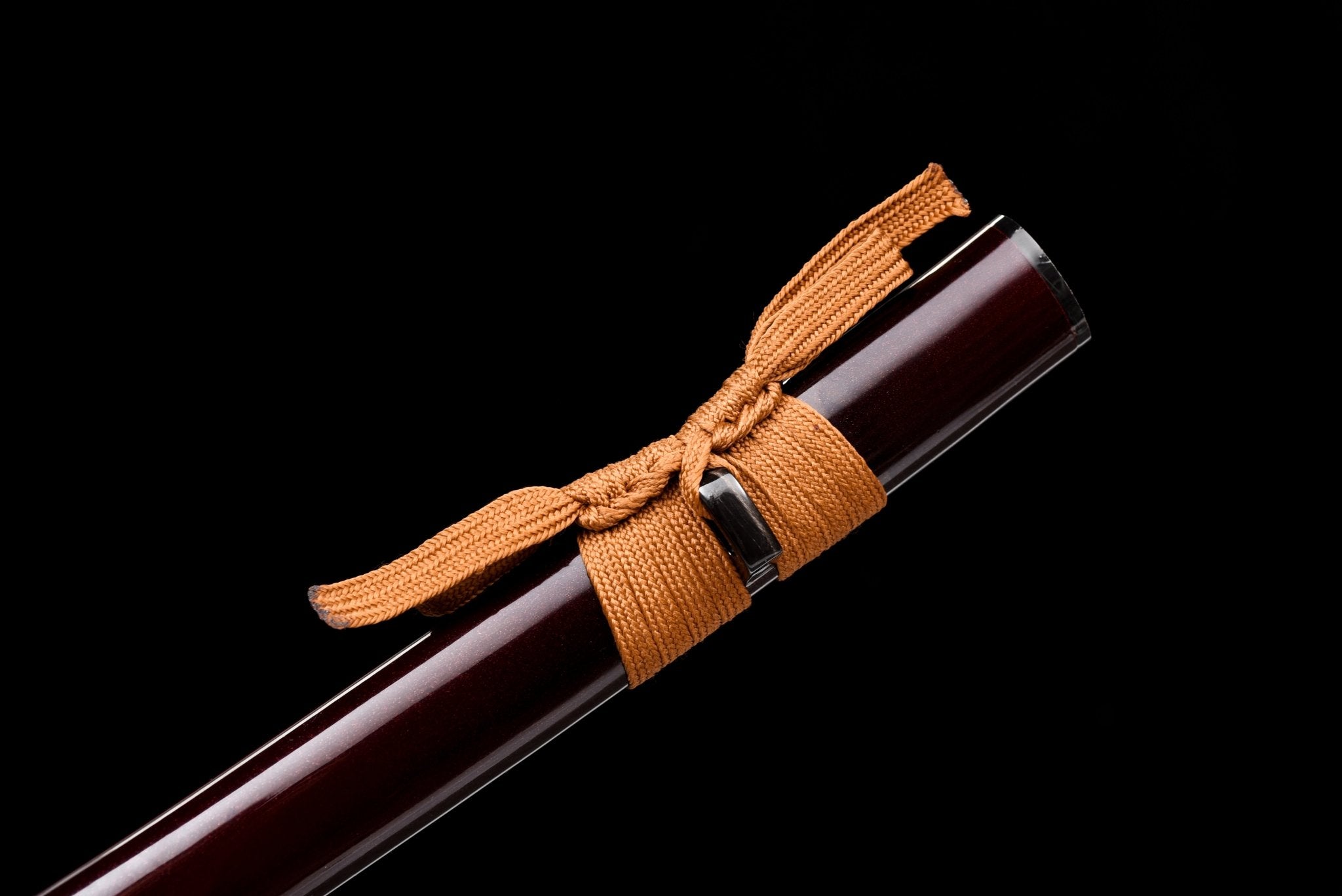 Collectable Katana Tiger Soul Sanmai Steel Clay Tempered Red Saya 虎魂 | KatanaSwordArt Katana For Sale 2025