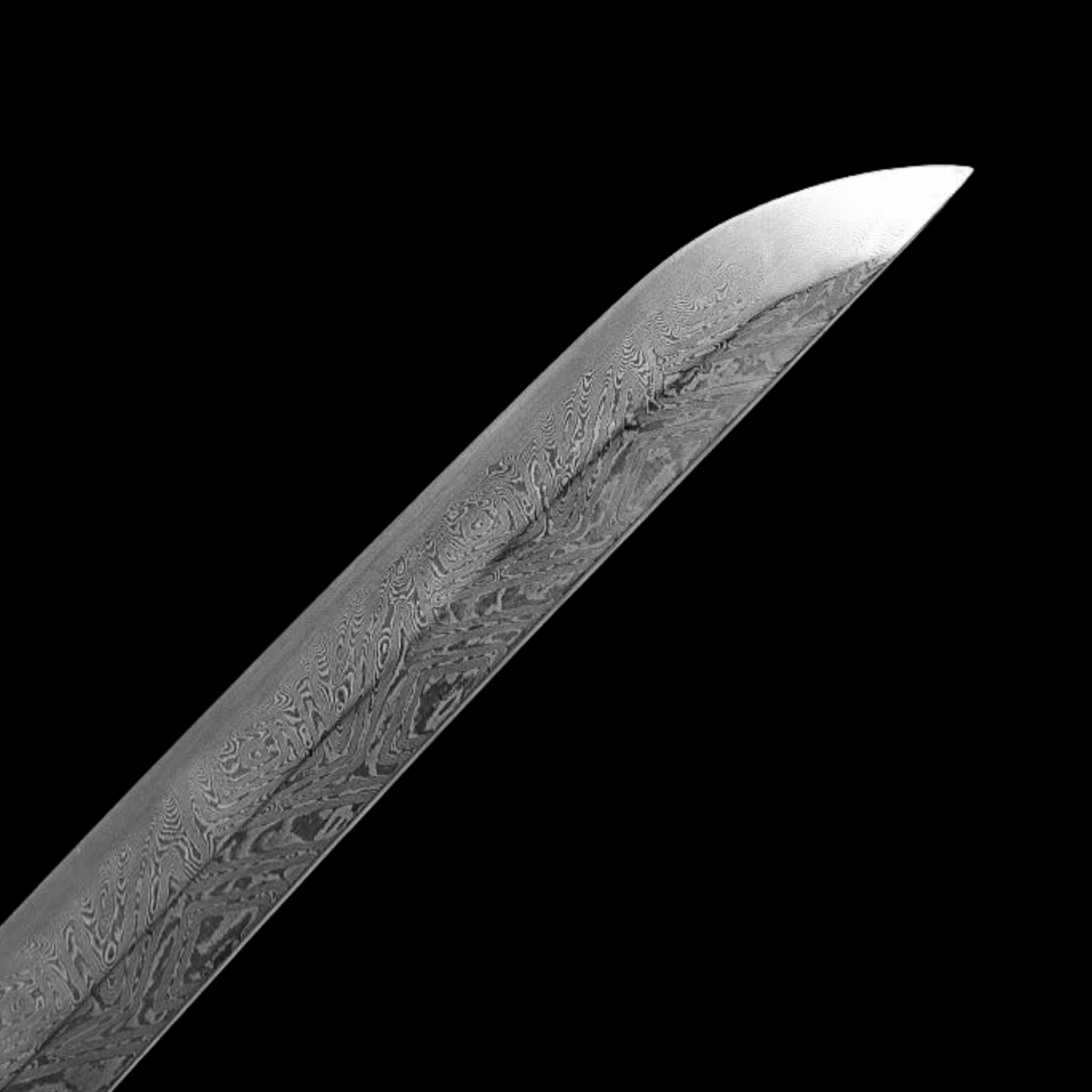 Custom Katana Hand Forged Damascus Folded Steel Clay Tempered Blade | KatanaSwordArt Custom Sword For Sale 2025