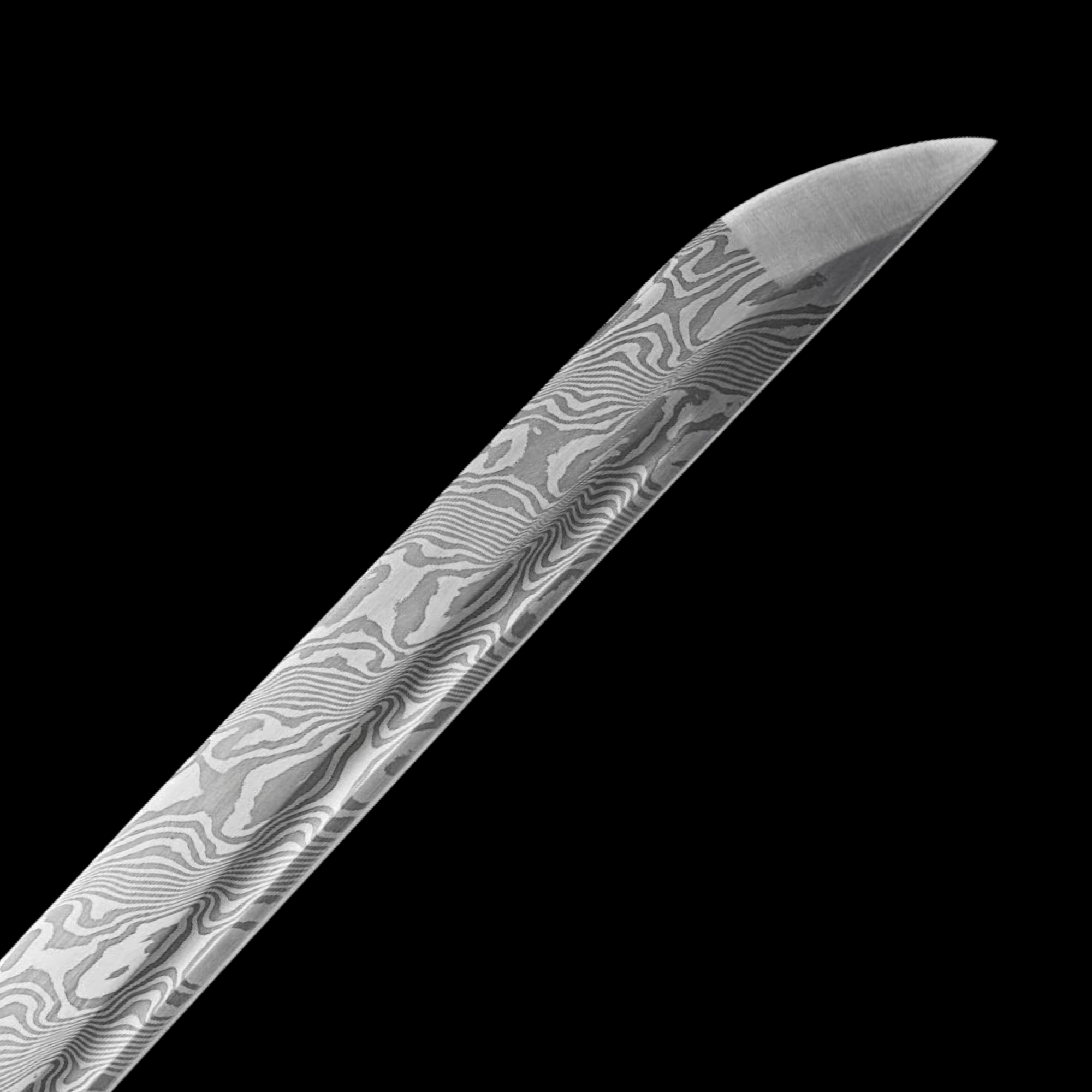 Custom Katana Hand Forged Damascus Folded Steel Clay Tempered Blade | KatanaSwordArt Custom Sword For Sale 2025