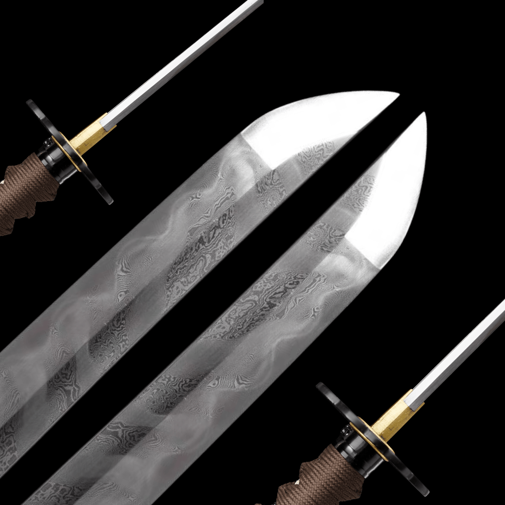 Custom Katana Hand Forged Damascus Folded Steel Clay Tempered Blade | KatanaSwordArt Custom Sword For Sale 2025