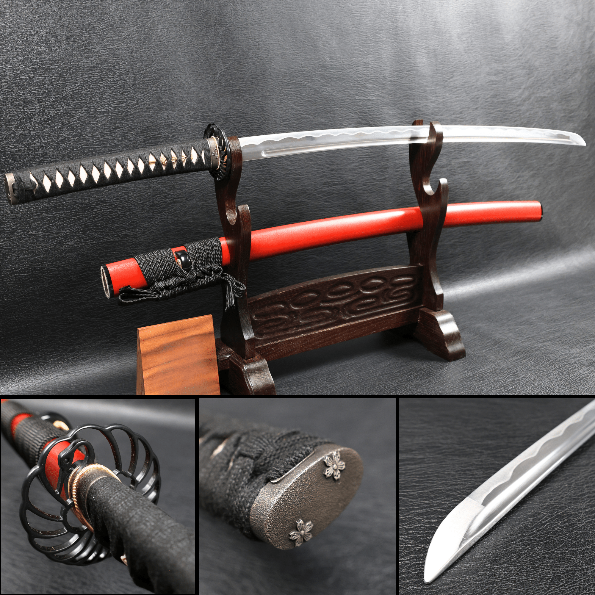 Iaito Katana Ember Crane Unsharpened Alloy Blade with Shinken‑Hi | KSA Ju | KatanaSwordArt iaito For Sale 2026