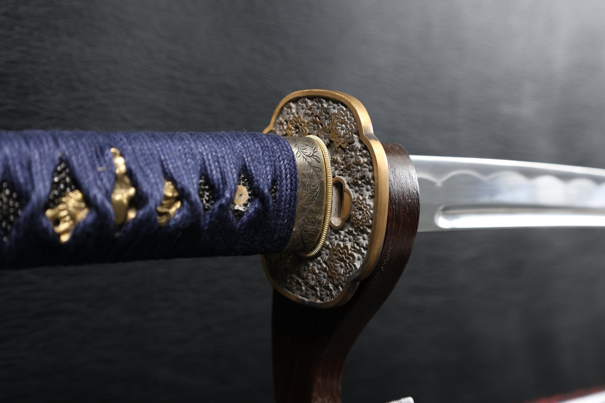 Iaito Katana Midnight Blossom Unsharpened Alloy Blade with Shinken‑Hi | KSA Ju | KSA iaito For Sale 2026