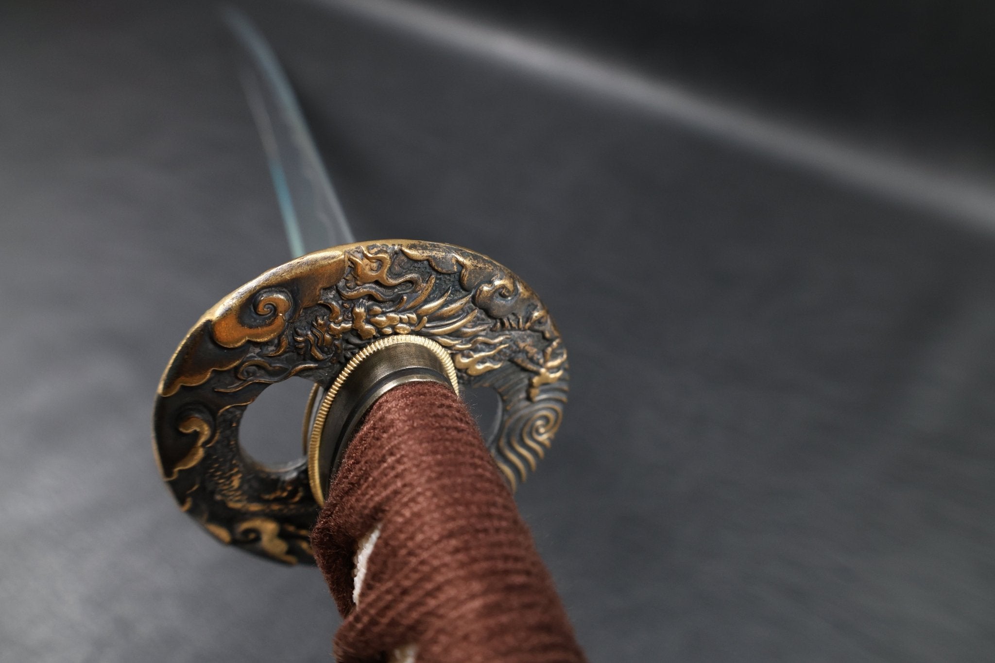 Iaito Katana Storm Dragon Unsharpened Alloy Blade with Shinken‑Hi | KSA Ju | KSA iaito For Sale 2026