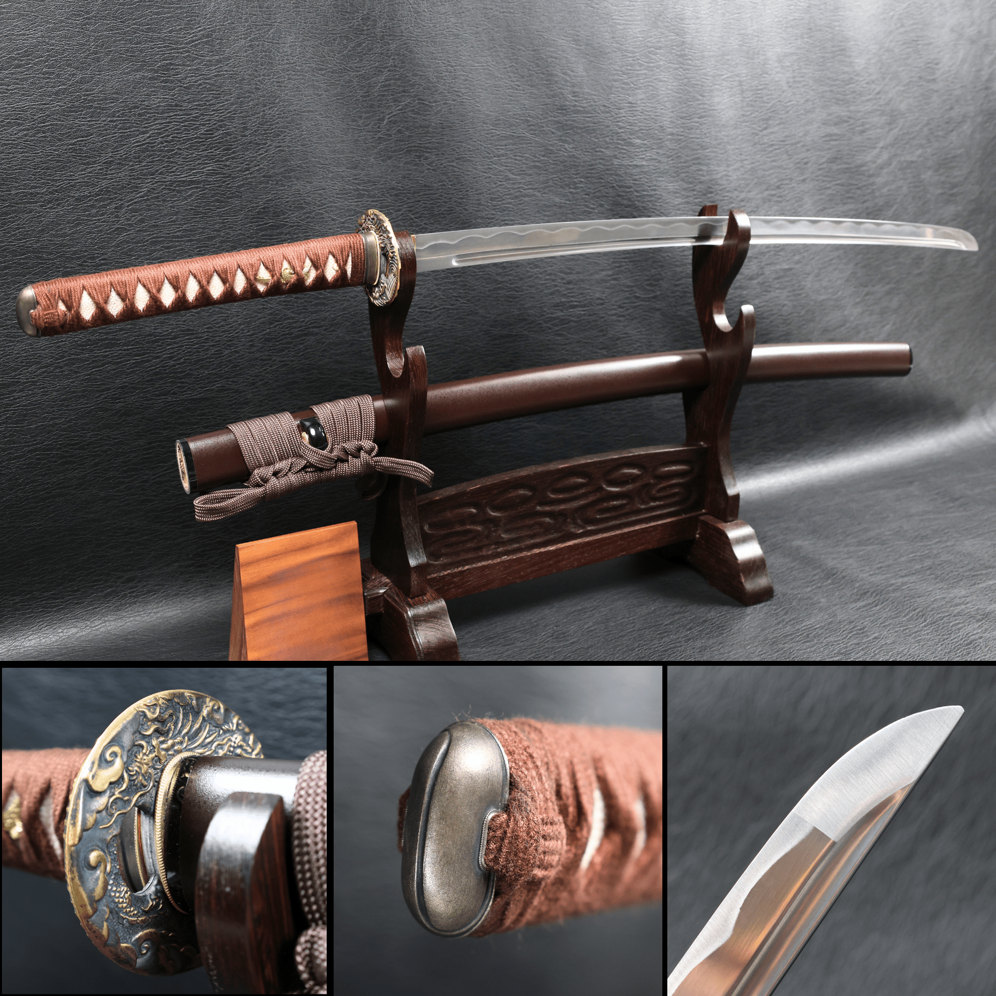 Iaito Katana Storm Dragon Unsharpened Alloy Blade with Shinken‑Hi | KSA Ju | KatanaSwordArt iaito For Sale 2026