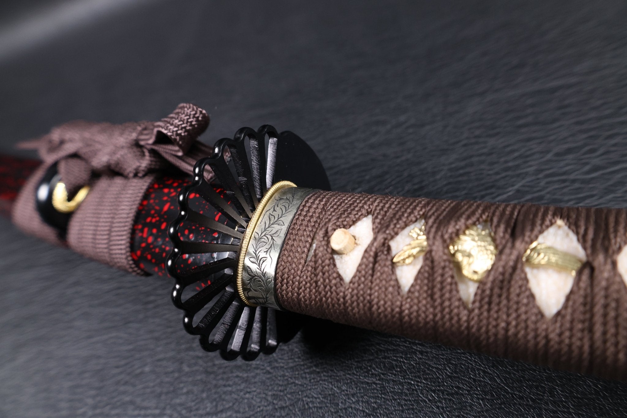 Katana Akatsuki Tonbo Folded Steel Clay Tempered Blade with Sanbonsugi Hamon | KSA Hua | KSA Katana For Sale 2026