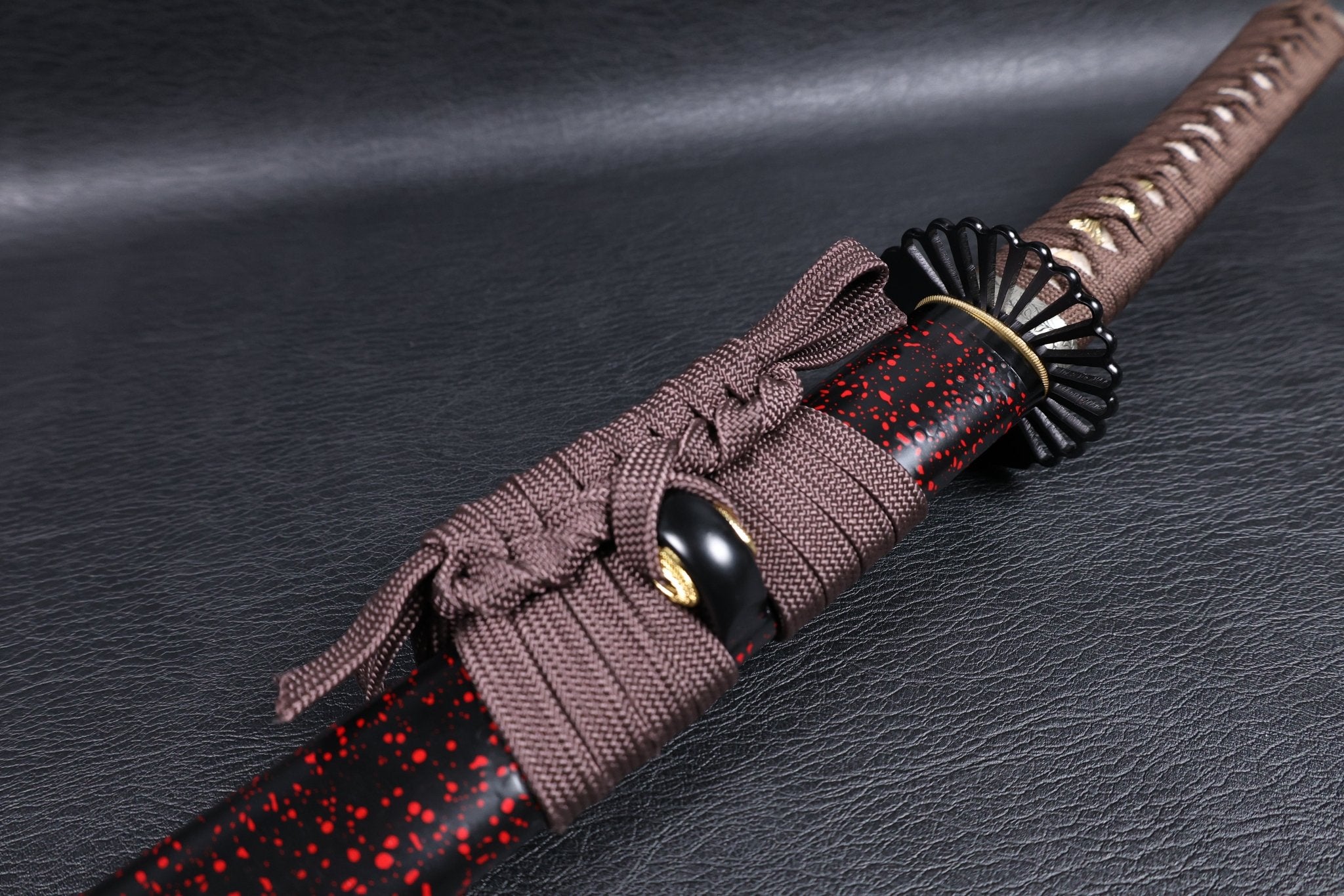 Katana Akatsuki Tonbo Folded Steel Clay Tempered Blade with Sanbonsugi Hamon | KSA Hua | KSA Katana For Sale 2026