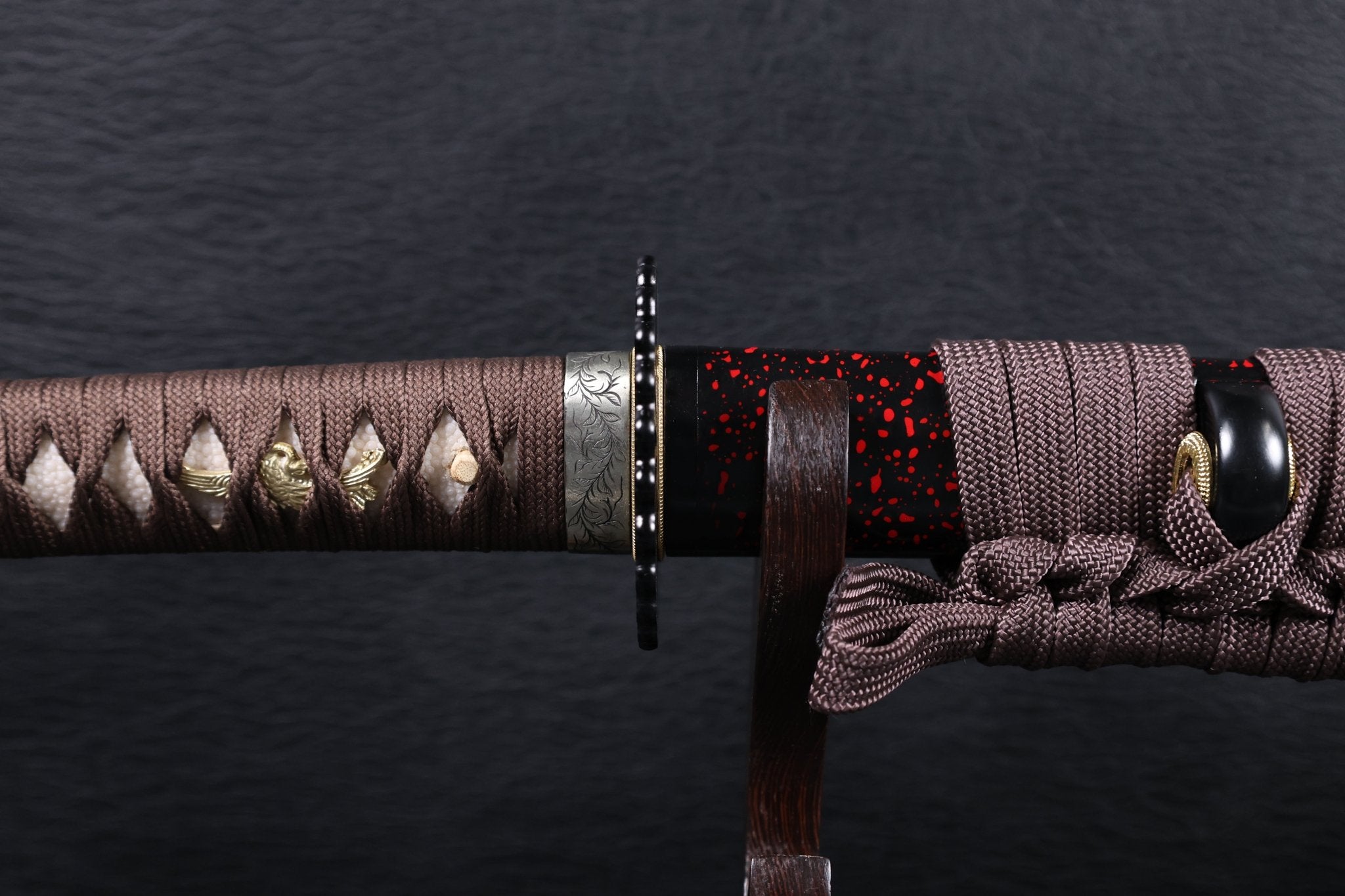 Katana Akatsuki Tonbo Folded Steel Clay Tempered Blade with Sanbonsugi Hamon | KSA Hua | KSA Katana For Sale 2026