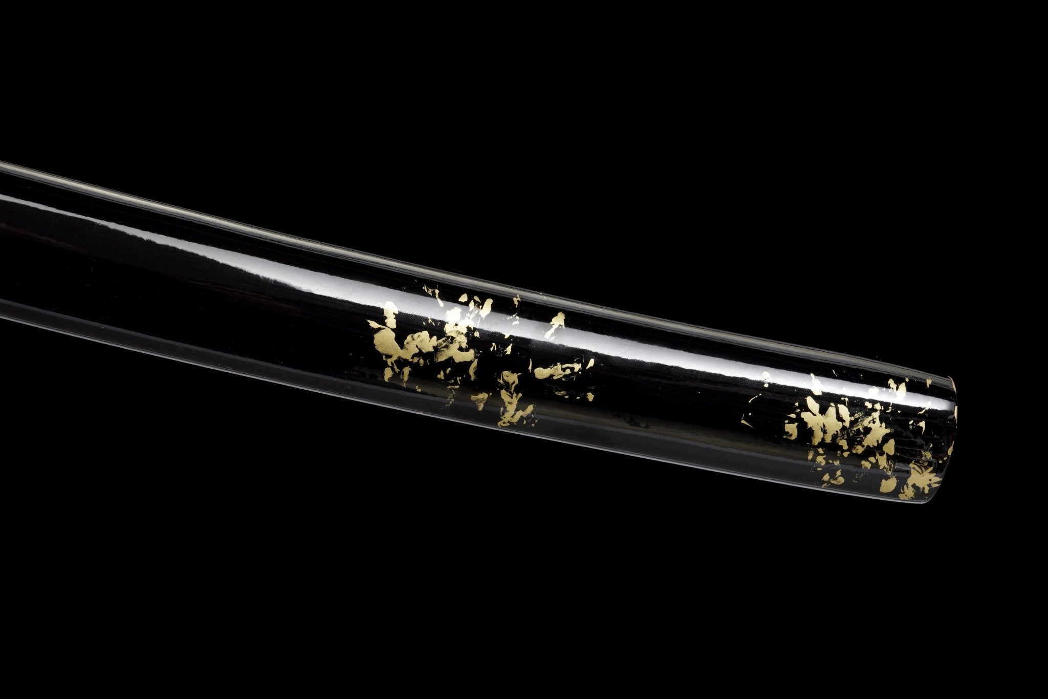 Katana Autumn Crest T10 Clay Tempered Blade with Black Rayskin 秋紋 | KatanaSwordArt Katana For Sale 2025