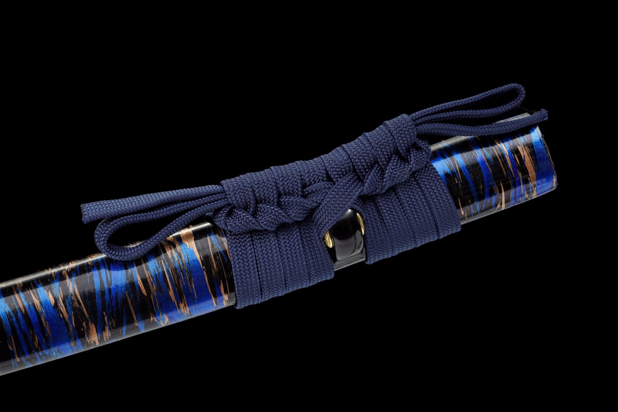 Katana Azure Flame Blue Lacquer Saya Genuine Rayskin 蒼炎 | KatanaSwordArt Katana For Sale 2025