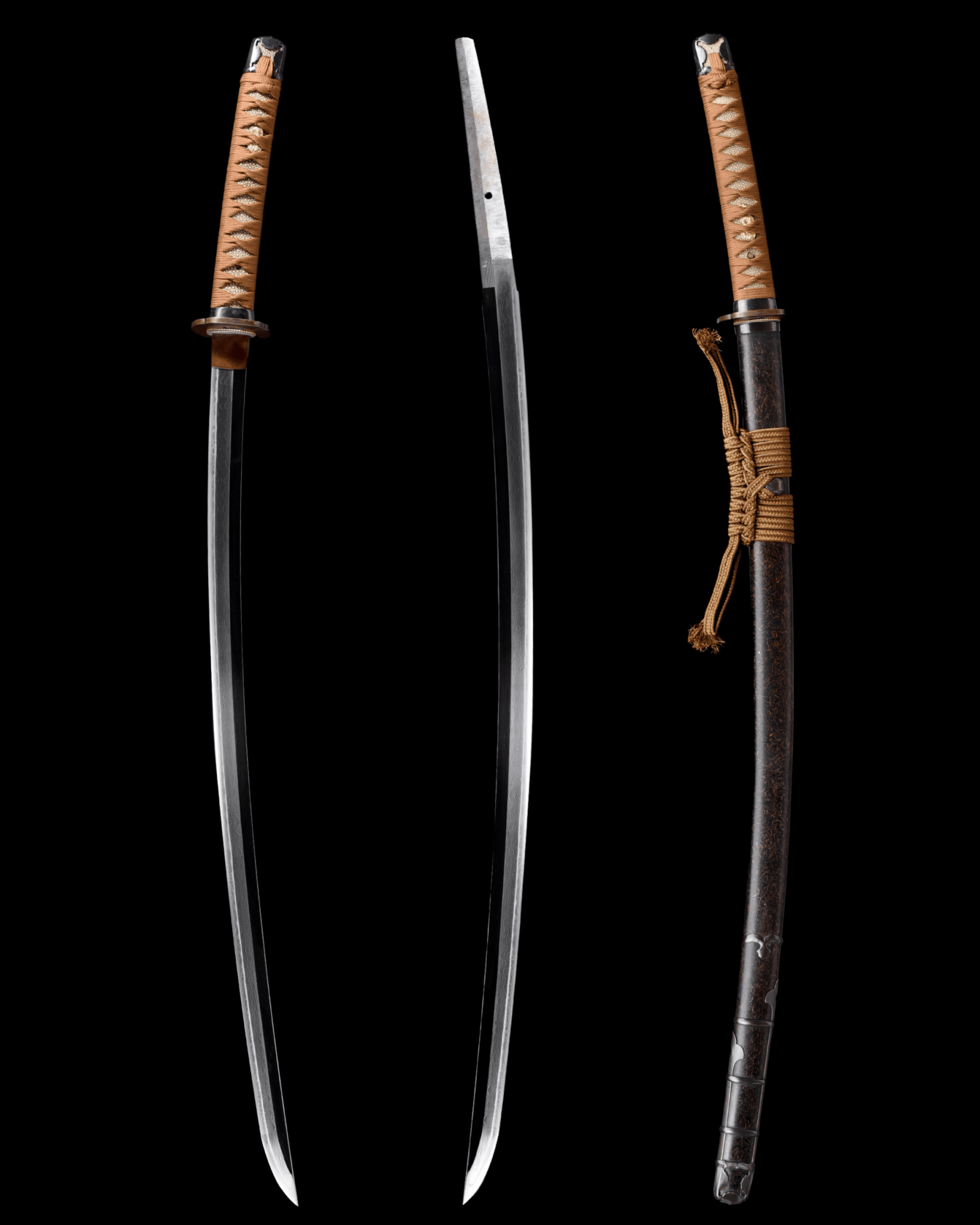 Katana Blazing Sun Oroshigane Kobuse Blade Jojaku Koshirae 炎陽 | TangGu Sword | KatanaSwordArt Katana For Sale 2026