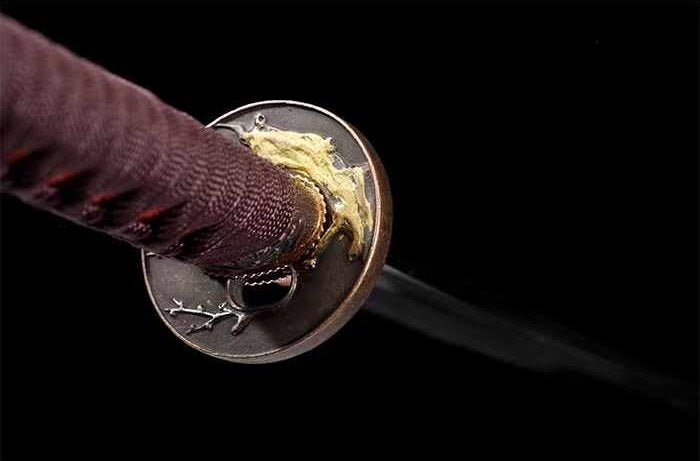 Katana Blood Plum Carbon Steel Clay Tempered Red Saya 血梅 | KatanaSwordArt Katana For Sale 2025