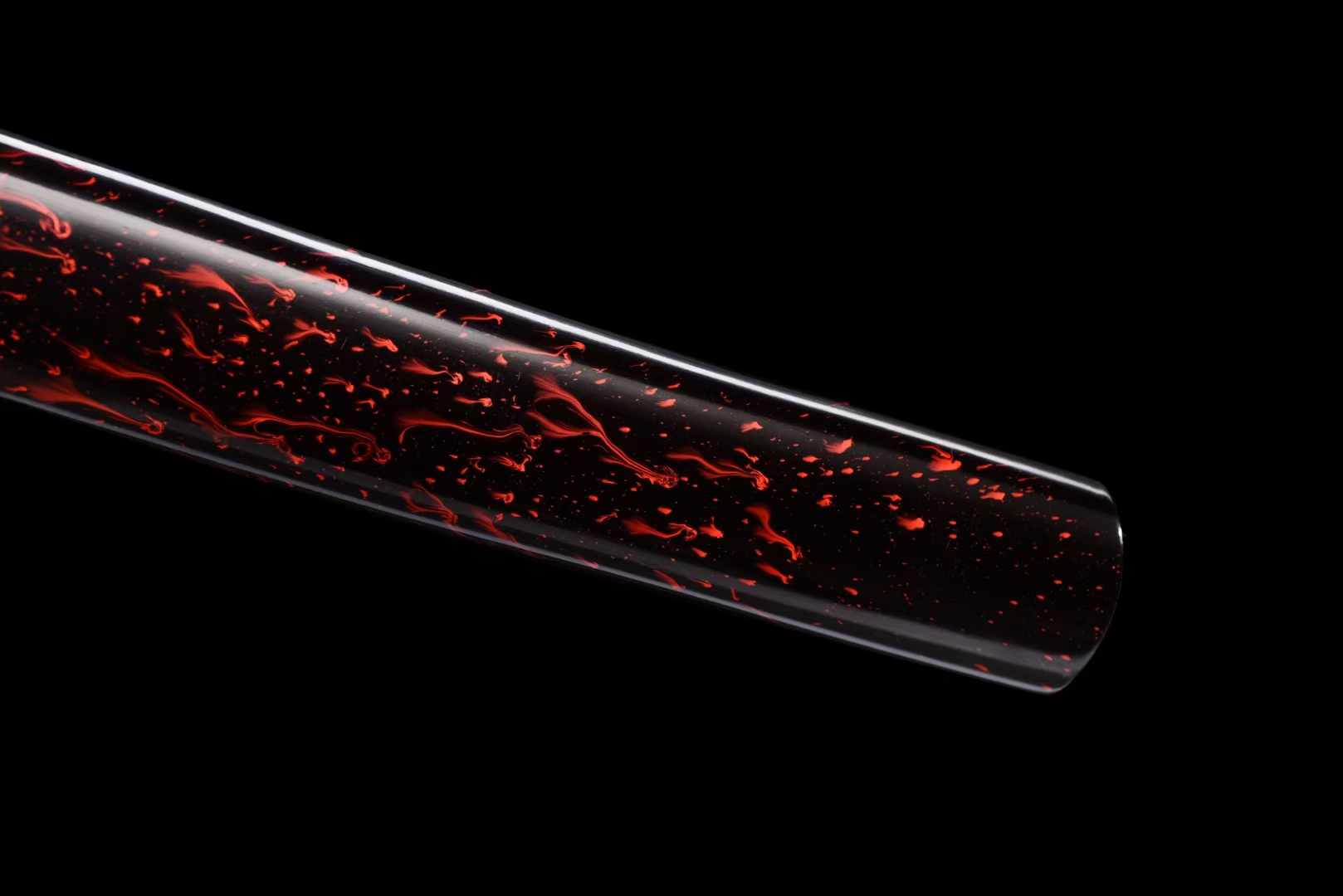 Katana Blood Plum Carbon Steel Clay Tempered Red Saya 血梅 | KatanaSwordArt Katana For Sale 2025