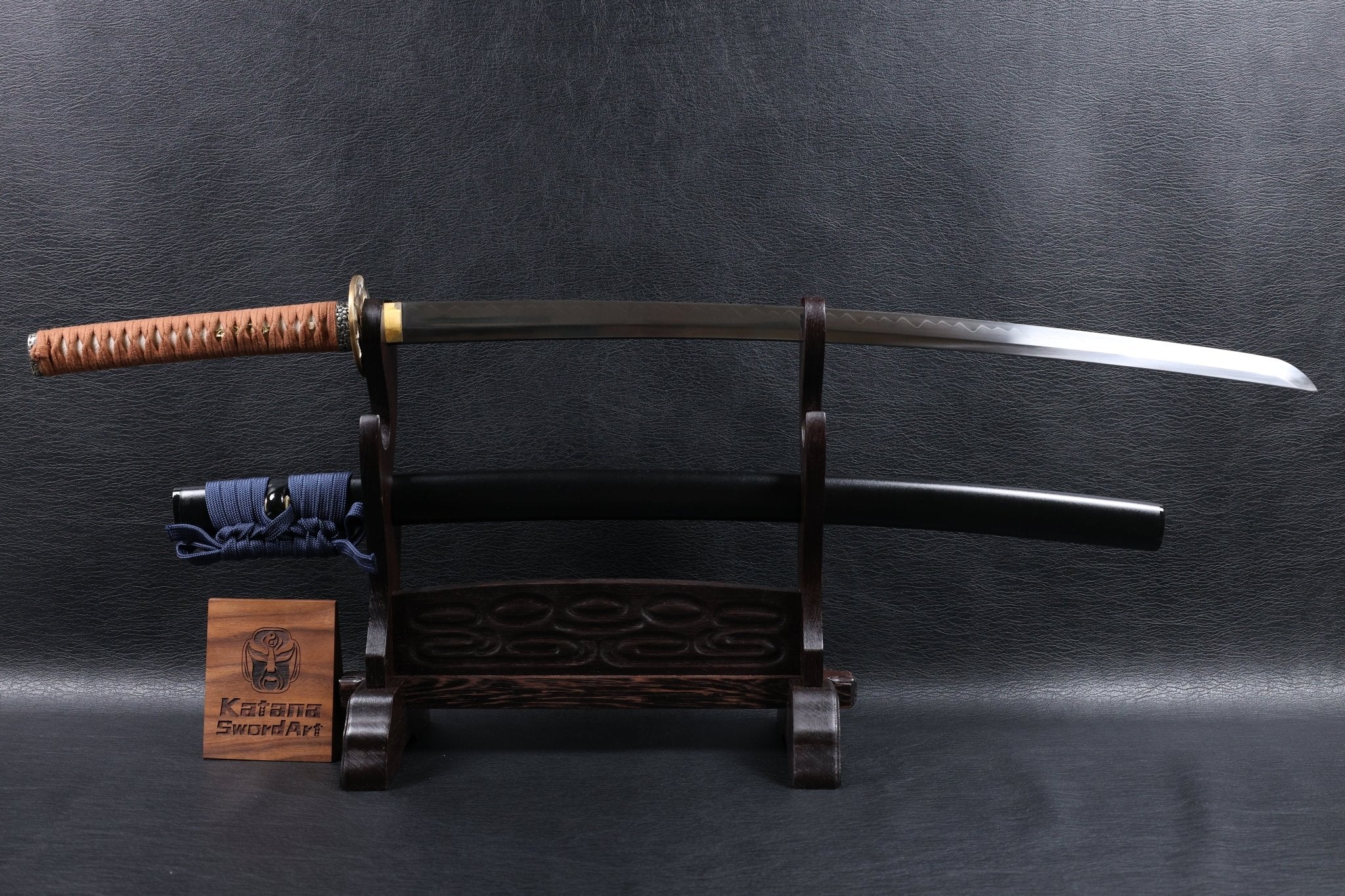 Katana Bokuden T10 Clay Tempered Blade with Notare Wave Hamon | KSA Huo | KSA Katana For Sale 2026