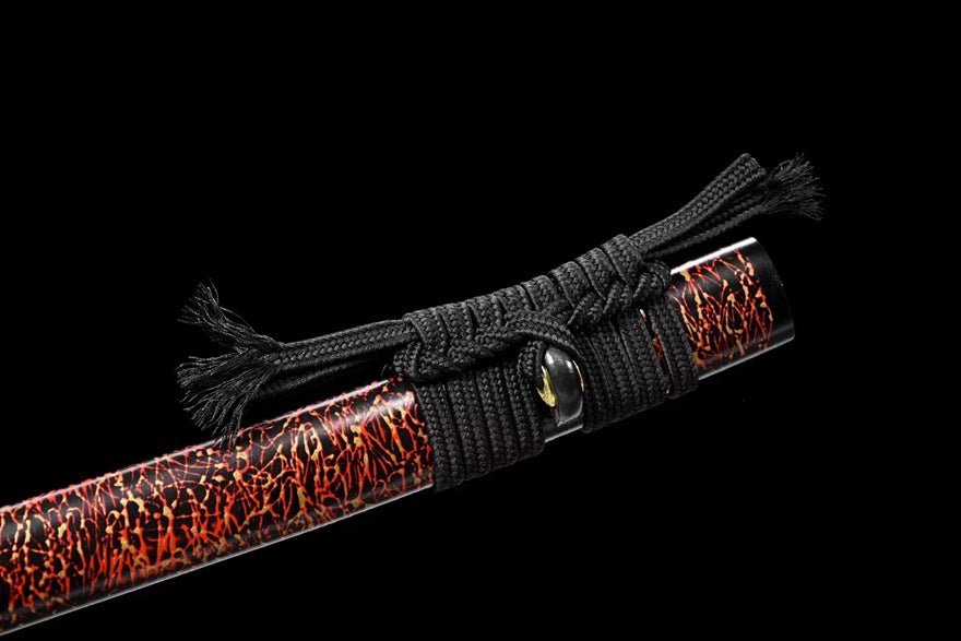 Katana Chilin T10 Clay Tempered Red Saya 赤鱗 | KatanaSwordArt Katana For Sale 2025